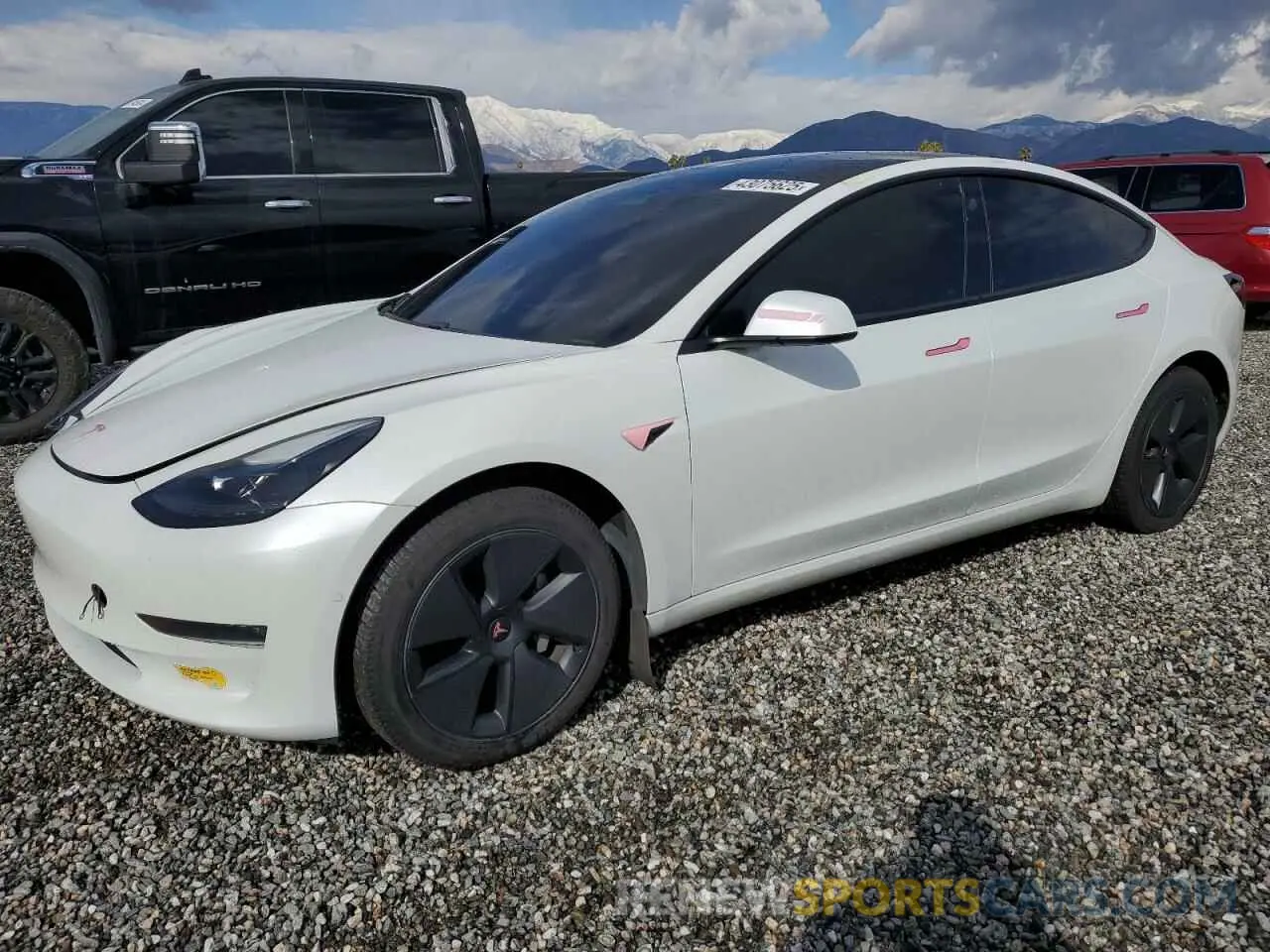 1 Фотография поврежденного автомобиля 5YJ3E1EB7MF060329 TESLA MODEL 3 2021