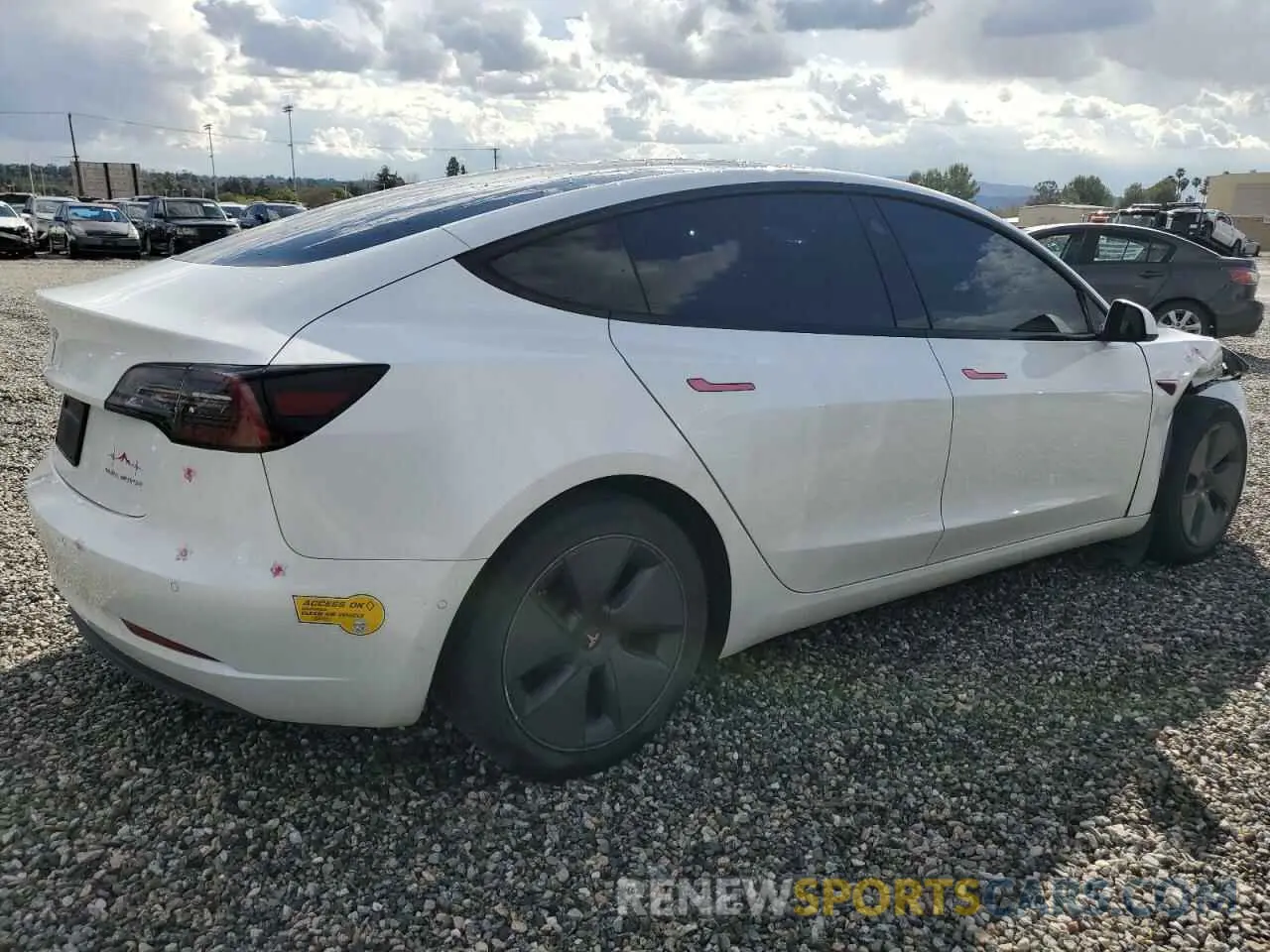3 Фотография поврежденного автомобиля 5YJ3E1EB7MF060329 TESLA MODEL 3 2021