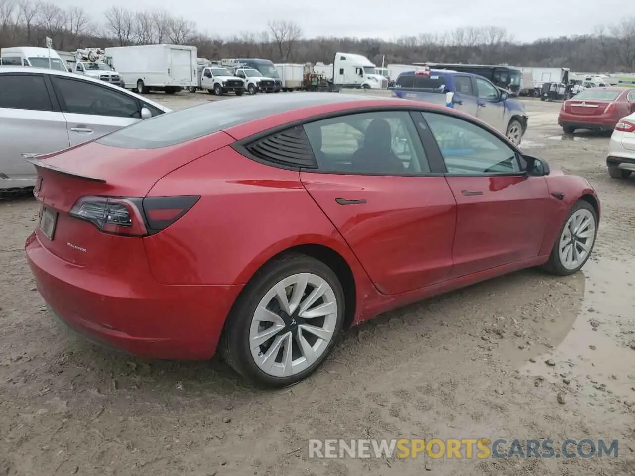 3 Фотография поврежденного автомобиля 5YJ3E1EB7MF079737 TESLA MODEL 3 2021