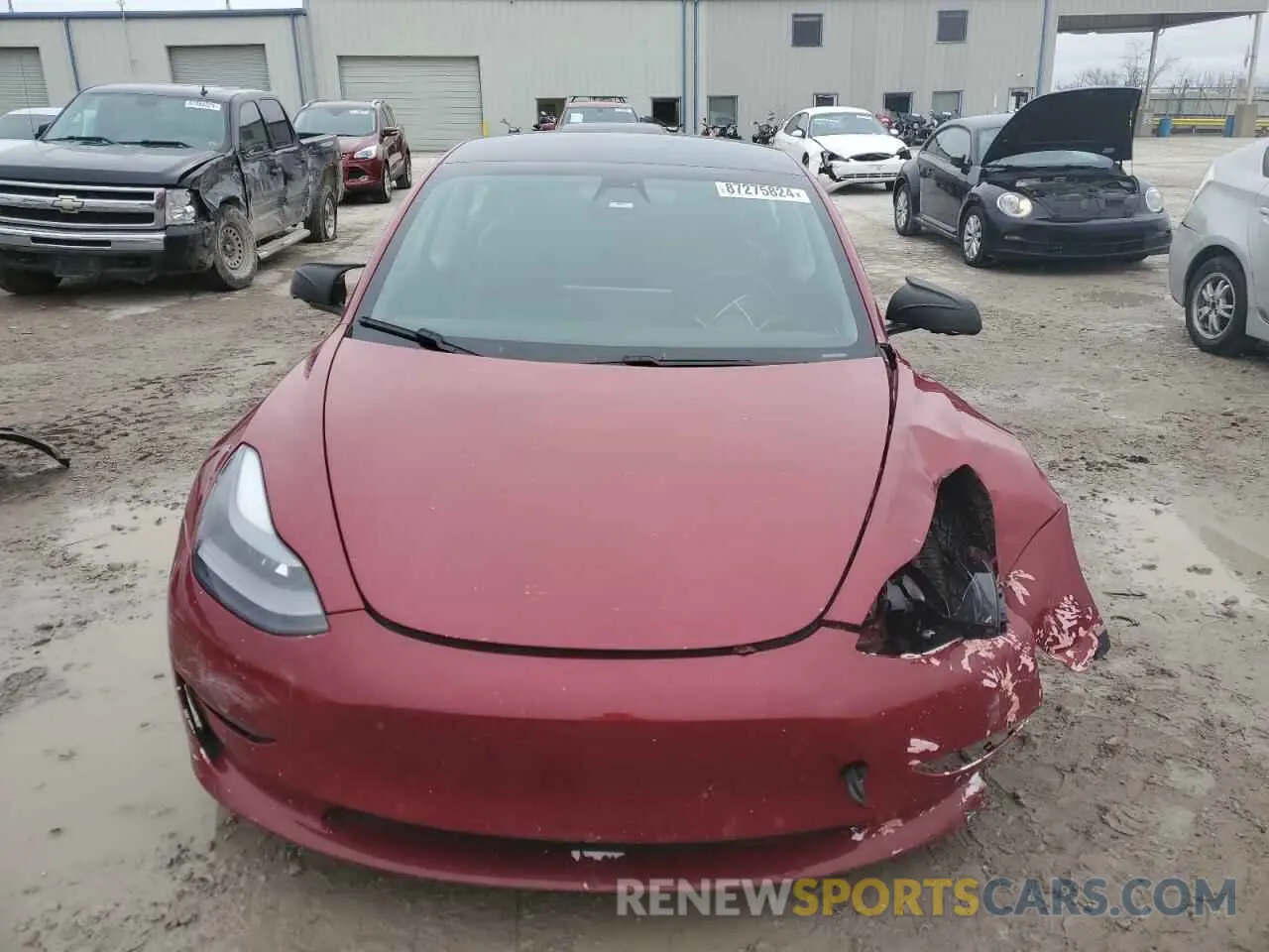 5 Фотография поврежденного автомобиля 5YJ3E1EB7MF079737 TESLA MODEL 3 2021