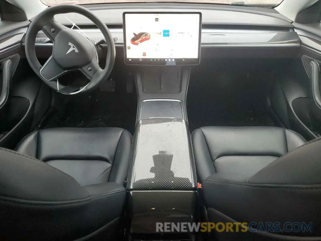 8 Фотография поврежденного автомобиля 5YJ3E1EB7MF079737 TESLA MODEL 3 2021