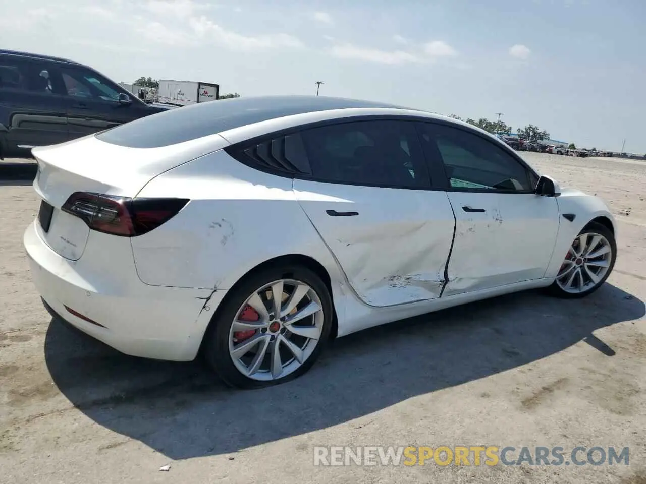 3 Фотография поврежденного автомобиля 5YJ3E1EB7MF093184 TESLA MODEL 3 2021