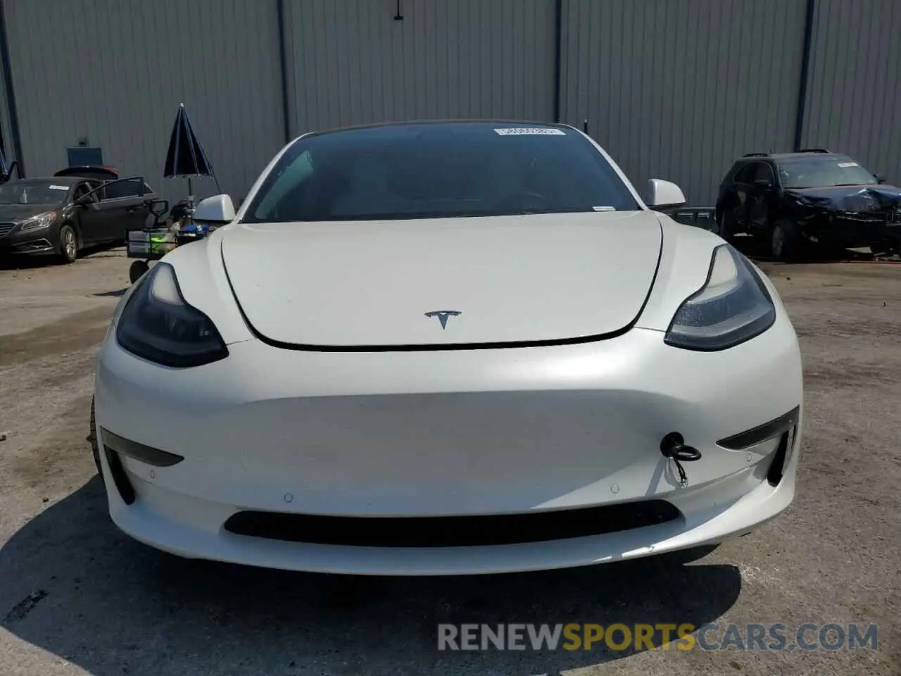 5 Фотография поврежденного автомобиля 5YJ3E1EB7MF093184 TESLA MODEL 3 2021