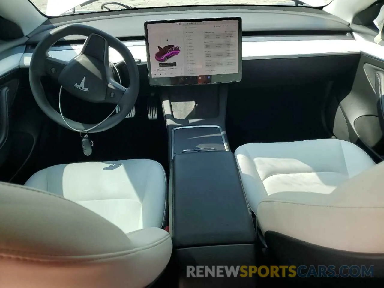 8 Фотография поврежденного автомобиля 5YJ3E1EB7MF093184 TESLA MODEL 3 2021