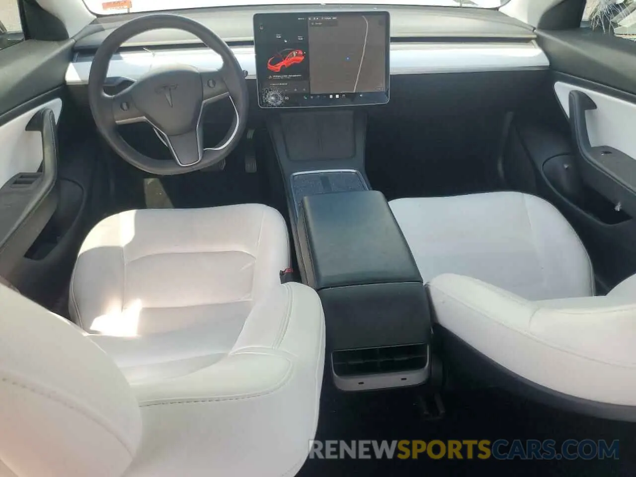 8 Фотография поврежденного автомобиля 5YJ3E1EB7MF849953 TESLA MODEL 3 2021