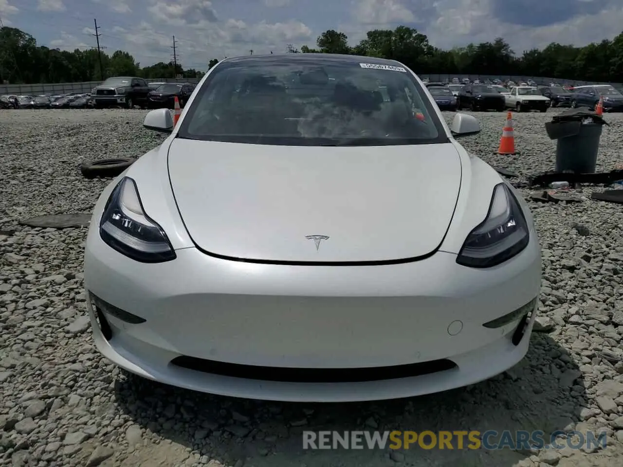 5 Photograph of a damaged car 5YJ3E1EB7MF850472 TESLA MODEL 3 2021
