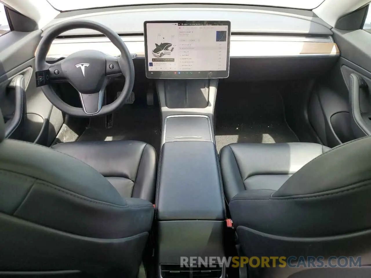 8 Photograph of a damaged car 5YJ3E1EB7MF850472 TESLA MODEL 3 2021
