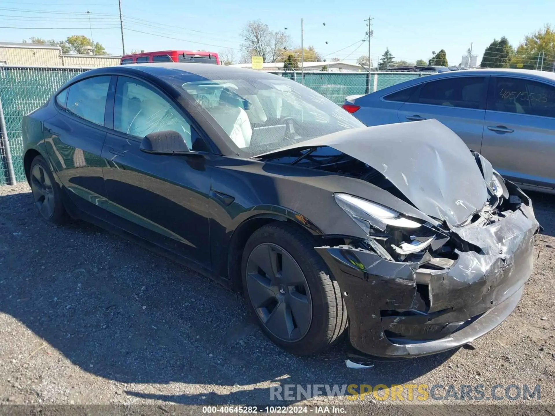 1 Photograph of a damaged car 5YJ3E1EB7MF858460 TESLA MODEL 3 2021