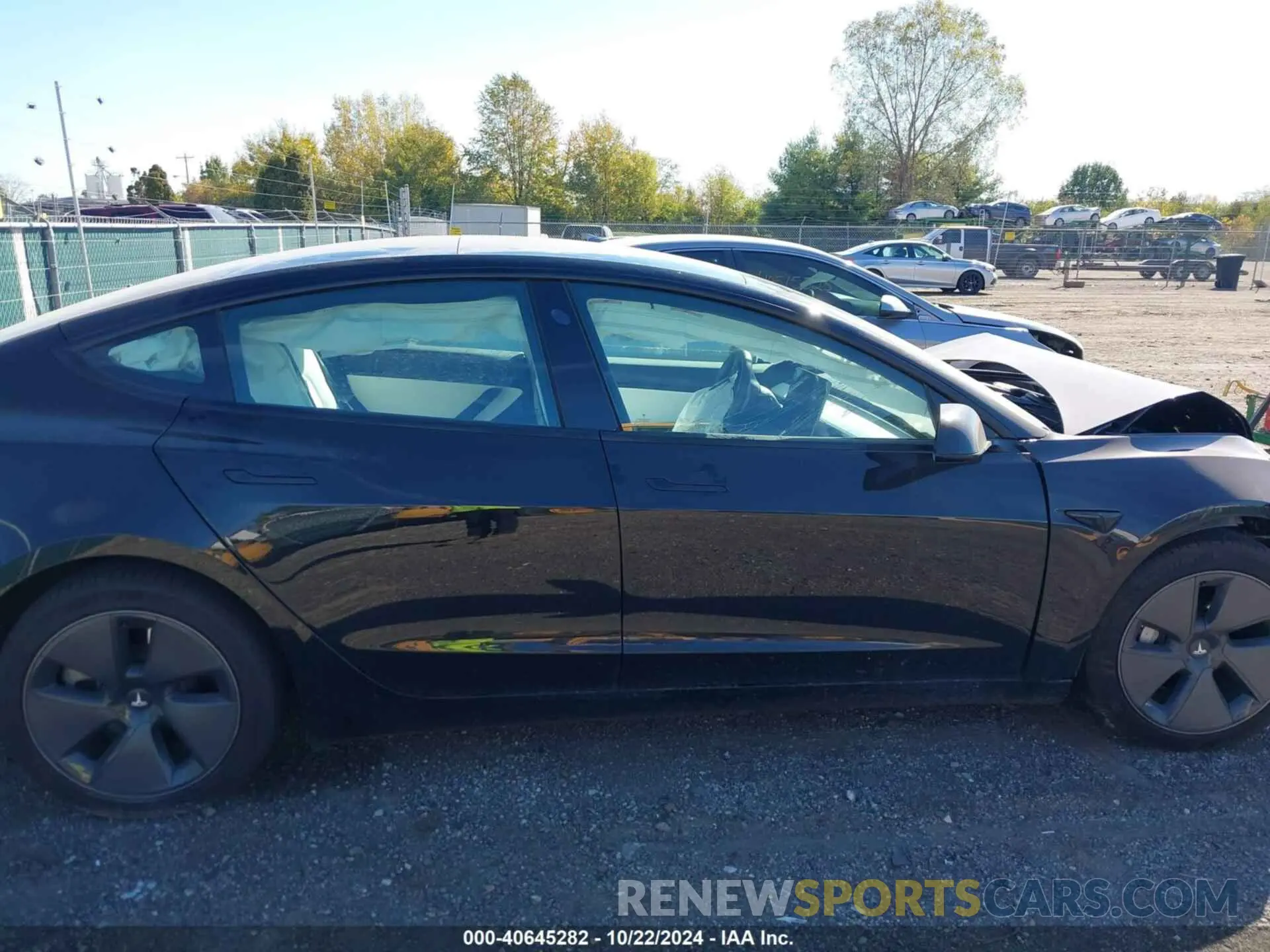 13 Photograph of a damaged car 5YJ3E1EB7MF858460 TESLA MODEL 3 2021