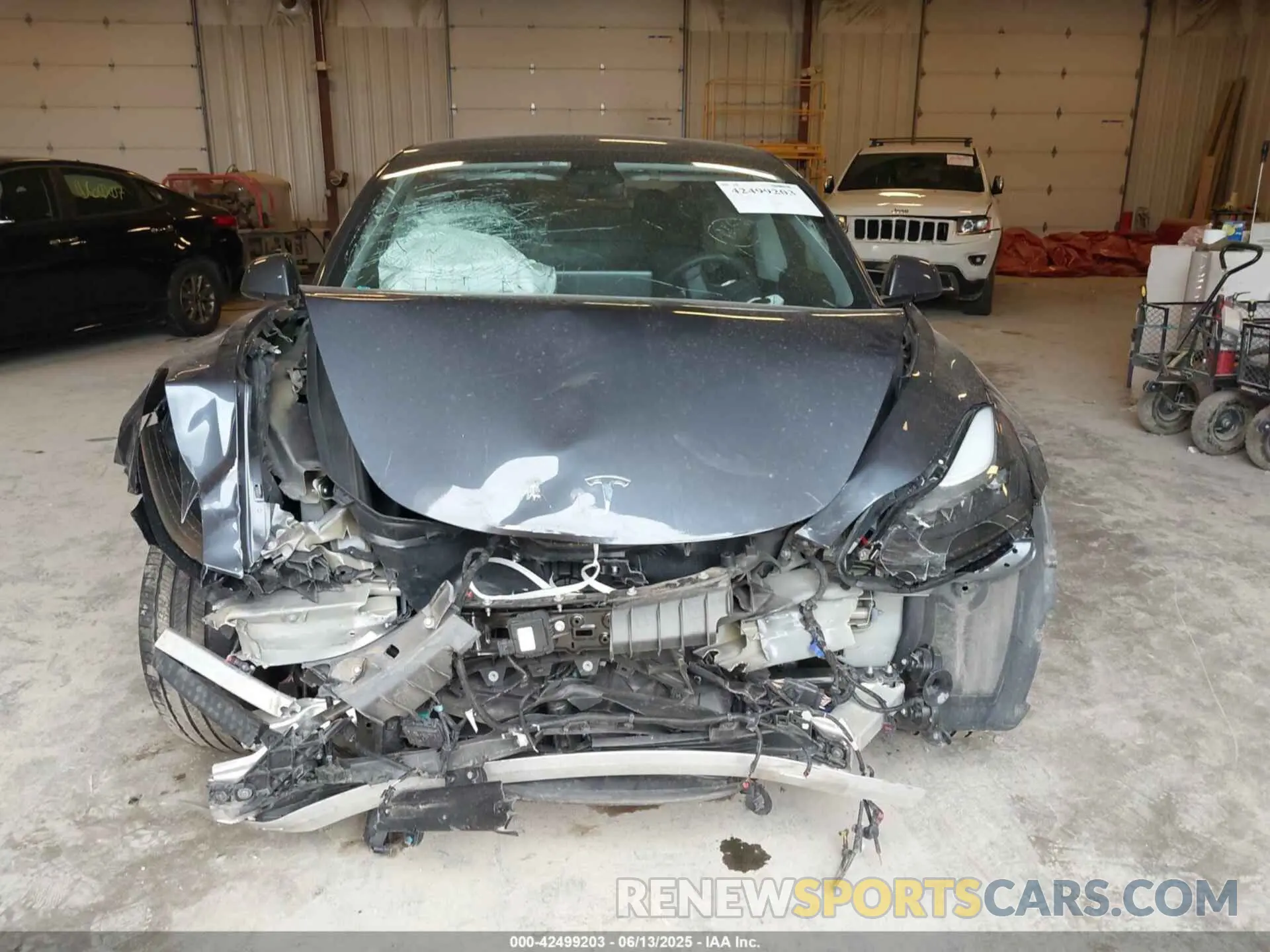 13 Photograph of a damaged car 5YJ3E1EB7MF869300 TESLA MODEL 3 2021