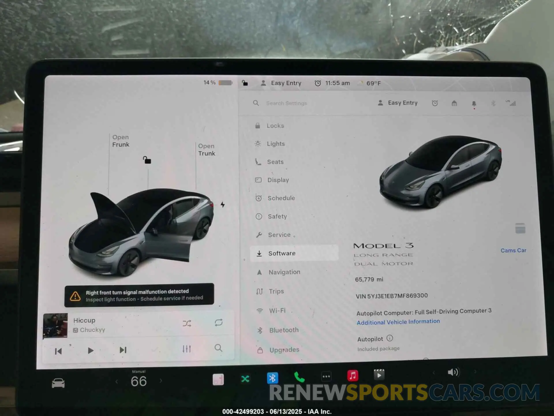 18 Photograph of a damaged car 5YJ3E1EB7MF869300 TESLA MODEL 3 2021
