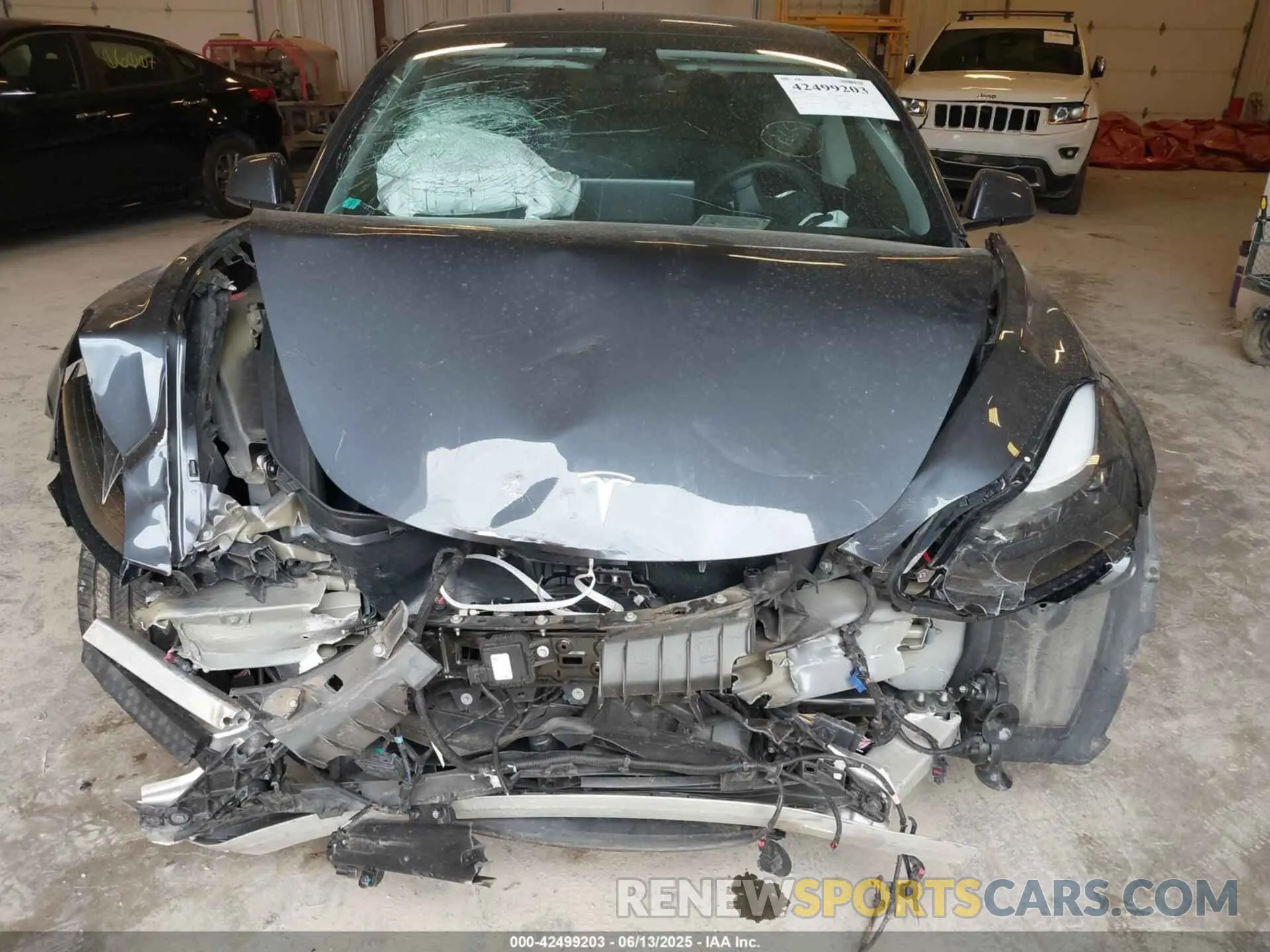 6 Photograph of a damaged car 5YJ3E1EB7MF869300 TESLA MODEL 3 2021