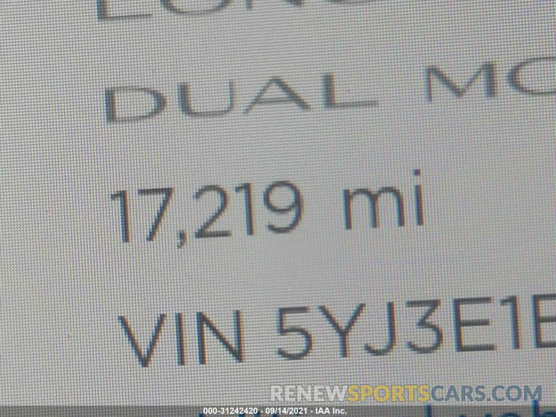 7 Photograph of a damaged car 5YJ3E1EB7MF869653 TESLA MODEL 3 2021