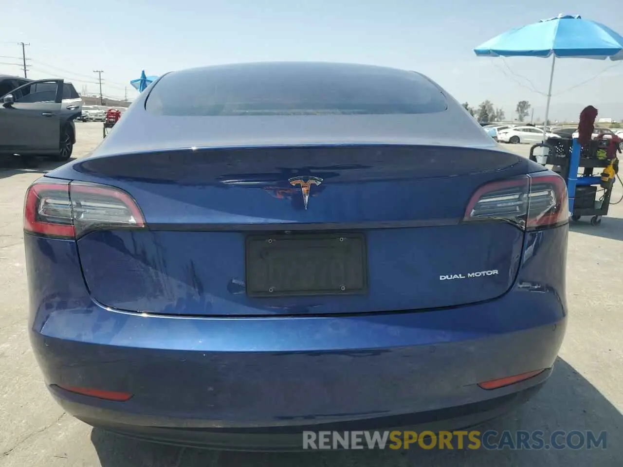 6 Photograph of a damaged car 5YJ3E1EB7MF878885 TESLA MODEL 3 2021