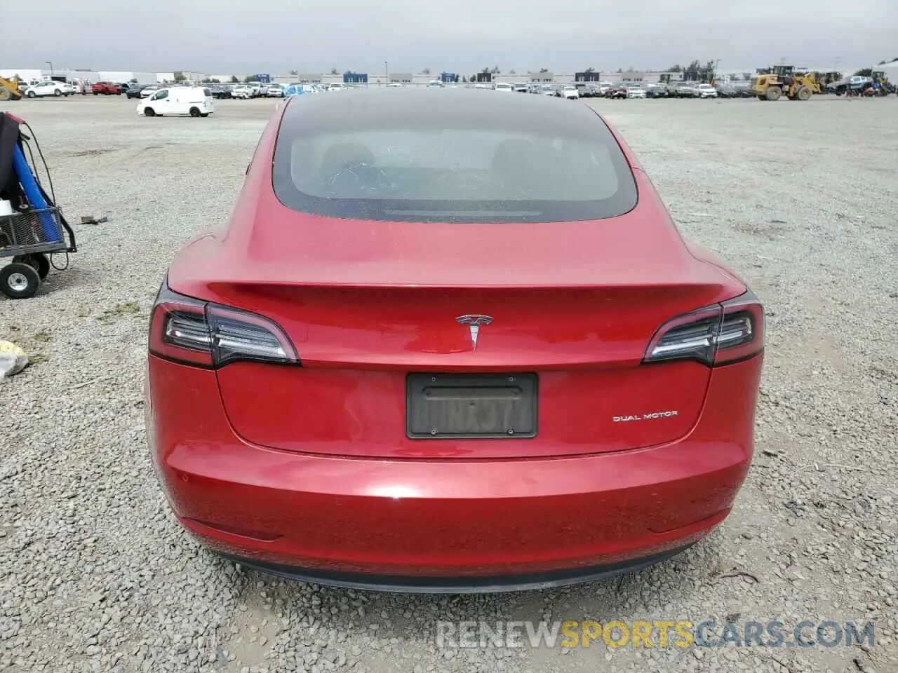 6 Фотография поврежденного автомобиля 5YJ3E1EB7MF879163 TESLA MODEL 3 2021
