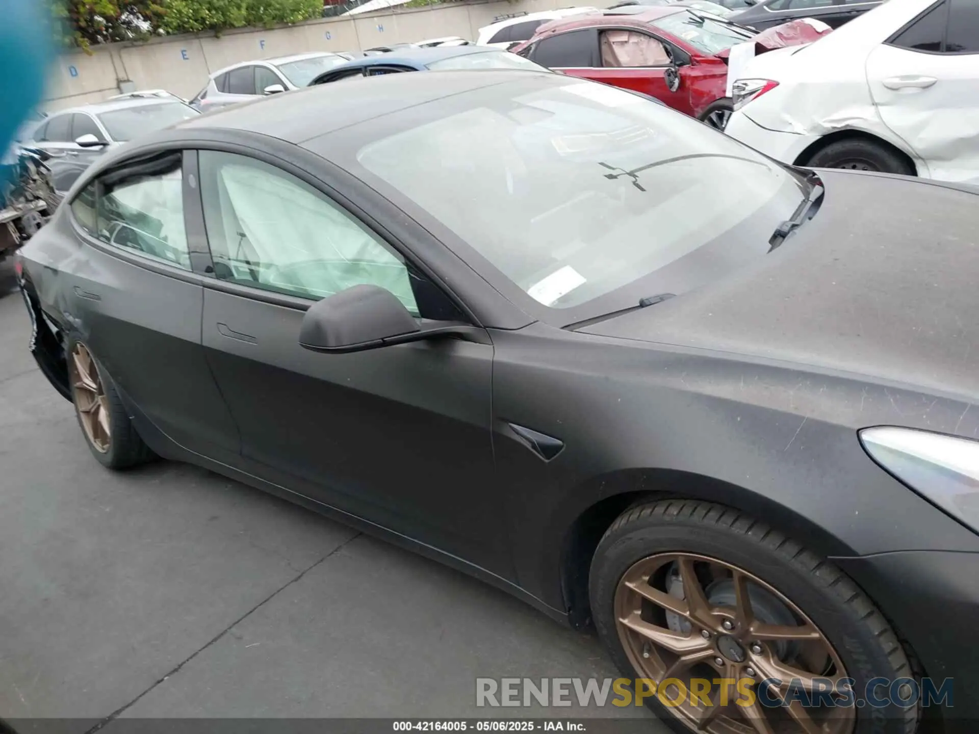 14 Фотография поврежденного автомобиля 5YJ3E1EB7MF879745 TESLA MODEL 3 2021