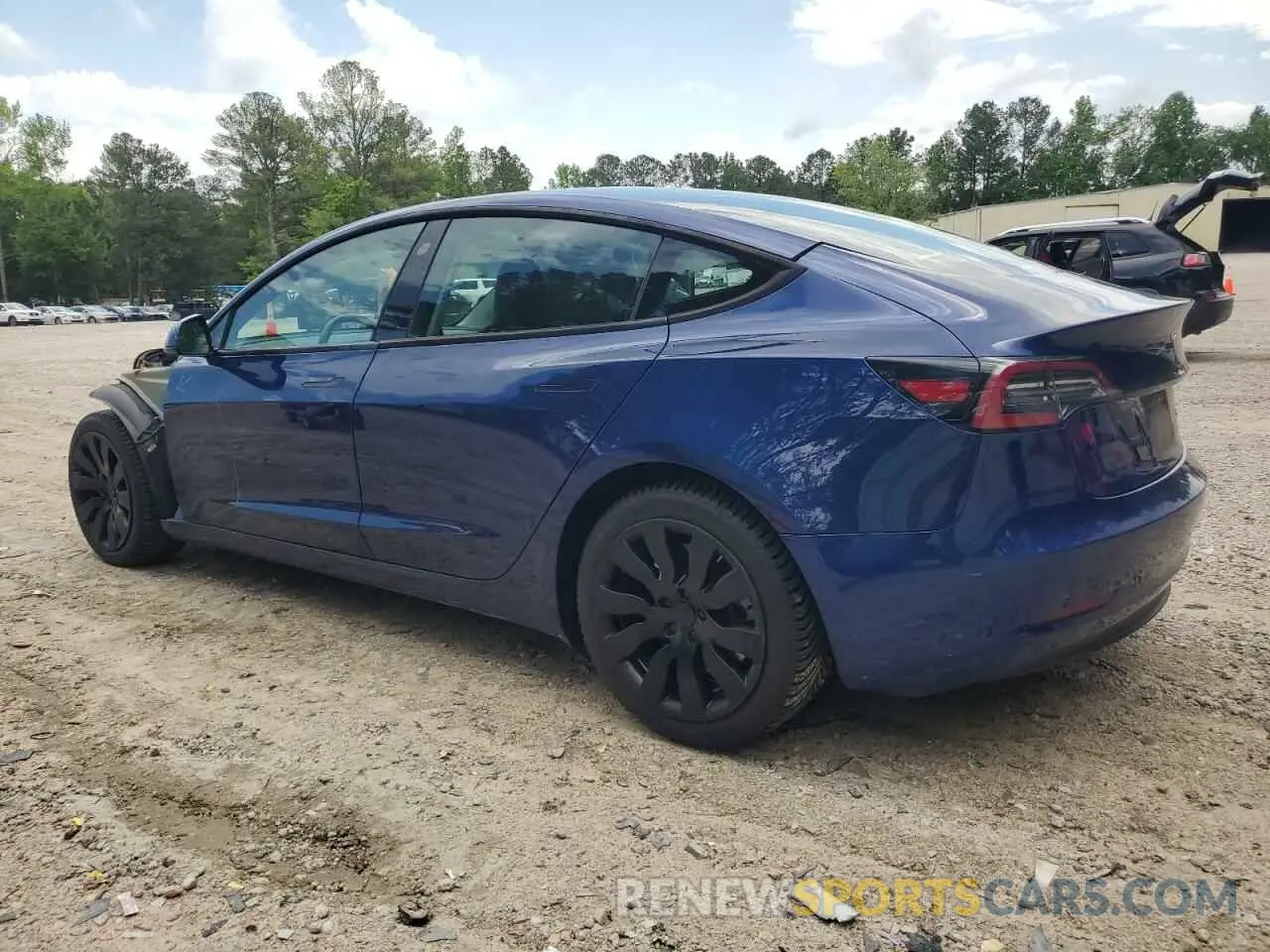 2 Photograph of a damaged car 5YJ3E1EB7MF906605 TESLA MODEL 3 2021