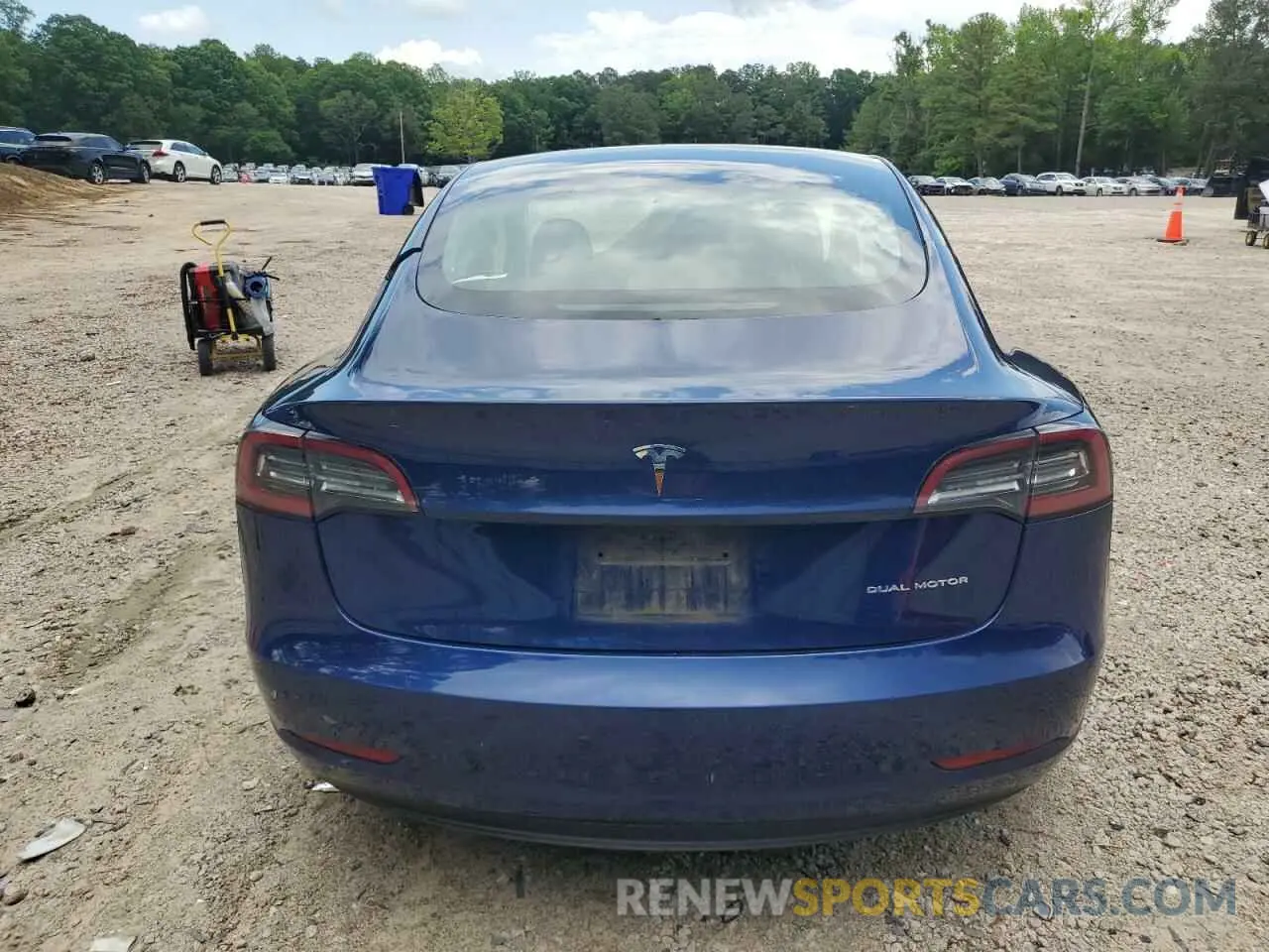 6 Photograph of a damaged car 5YJ3E1EB7MF906605 TESLA MODEL 3 2021