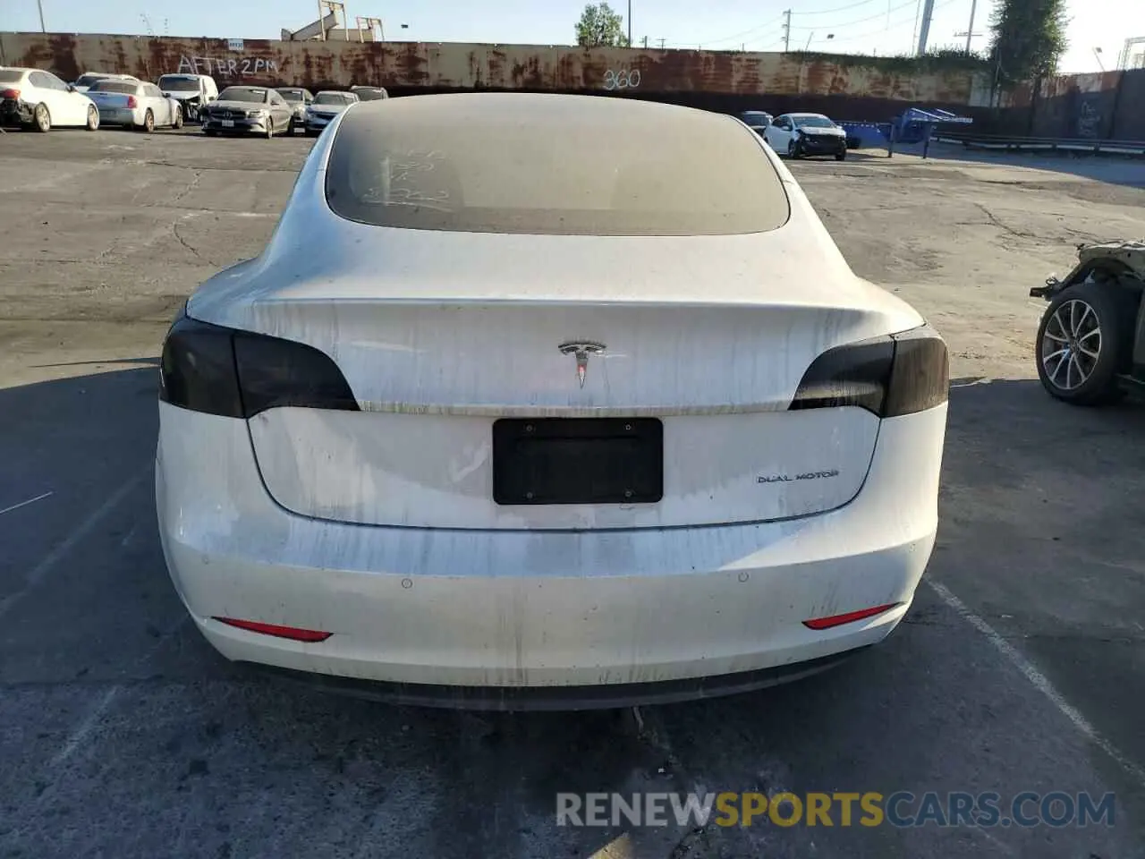 6 Photograph of a damaged car 5YJ3E1EB7MF938082 TESLA MODEL 3 2021