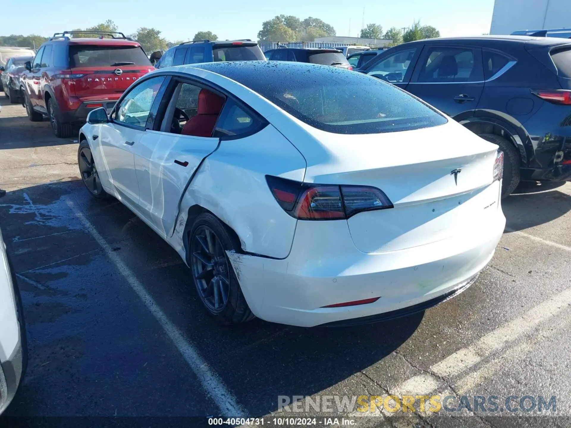 3 Фотография поврежденного автомобиля 5YJ3E1EB7MF974757 TESLA MODEL 3 2021