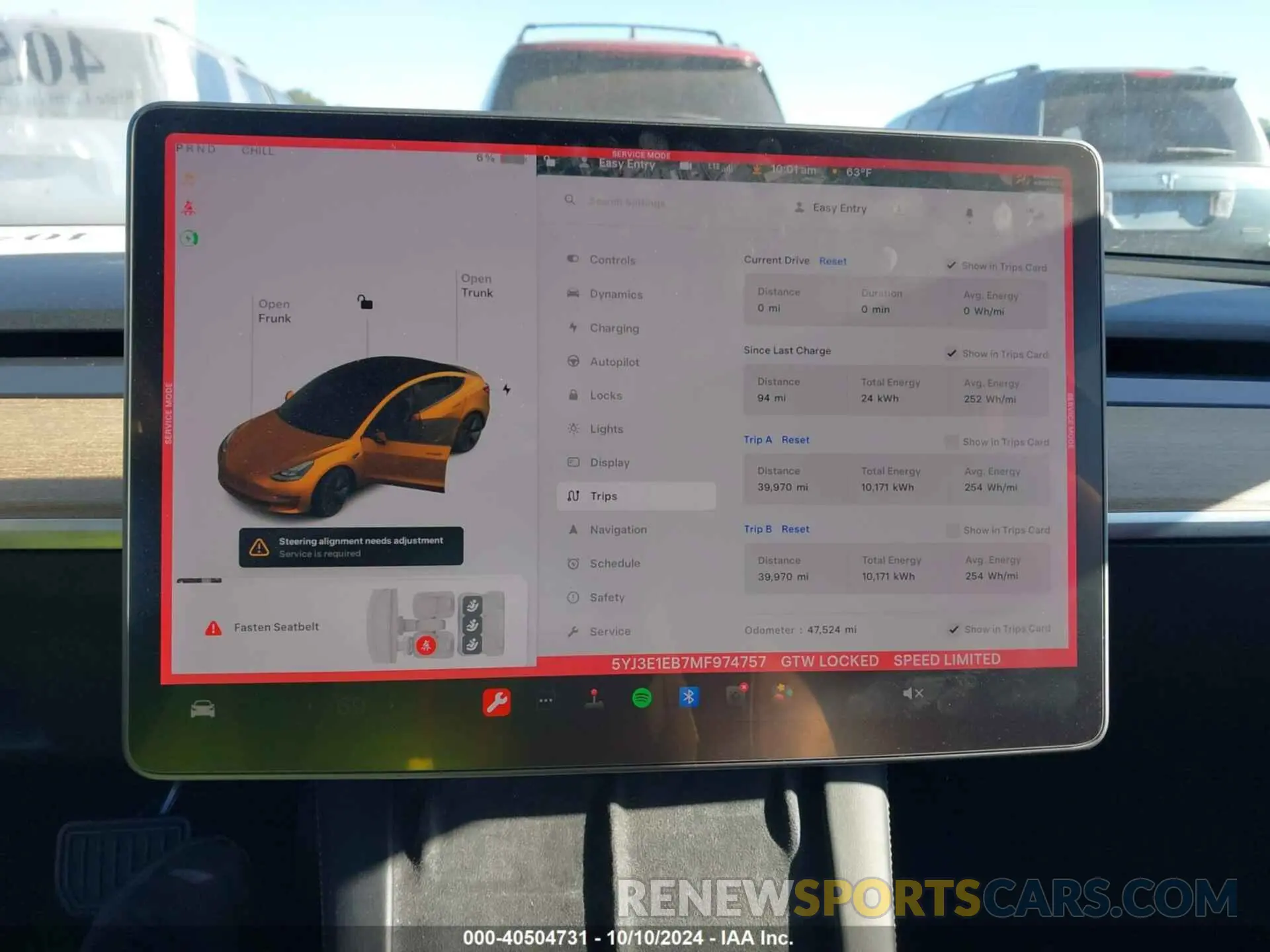 7 Фотография поврежденного автомобиля 5YJ3E1EB7MF974757 TESLA MODEL 3 2021