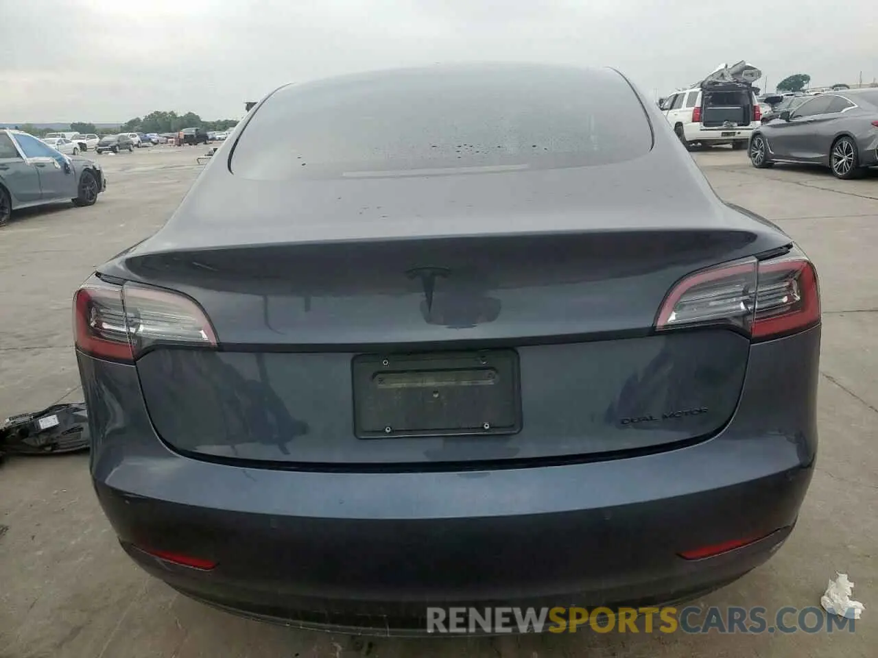 6 Photograph of a damaged car 5YJ3E1EB7MF980705 TESLA MODEL 3 2021