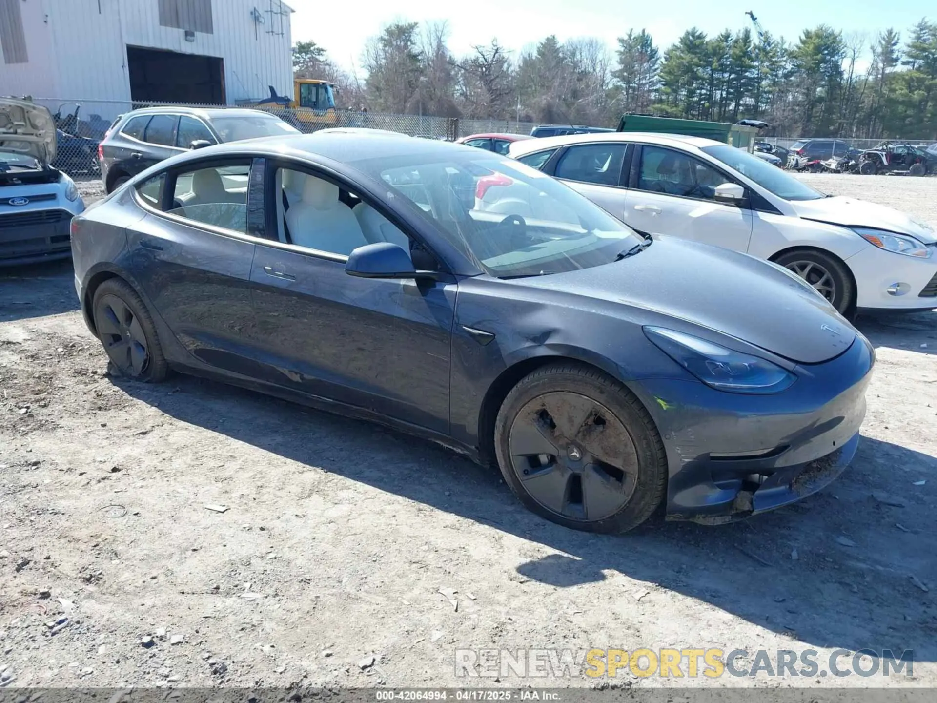 1 Фотография поврежденного автомобиля 5YJ3E1EB7MF981272 TESLA MODEL 3 2021