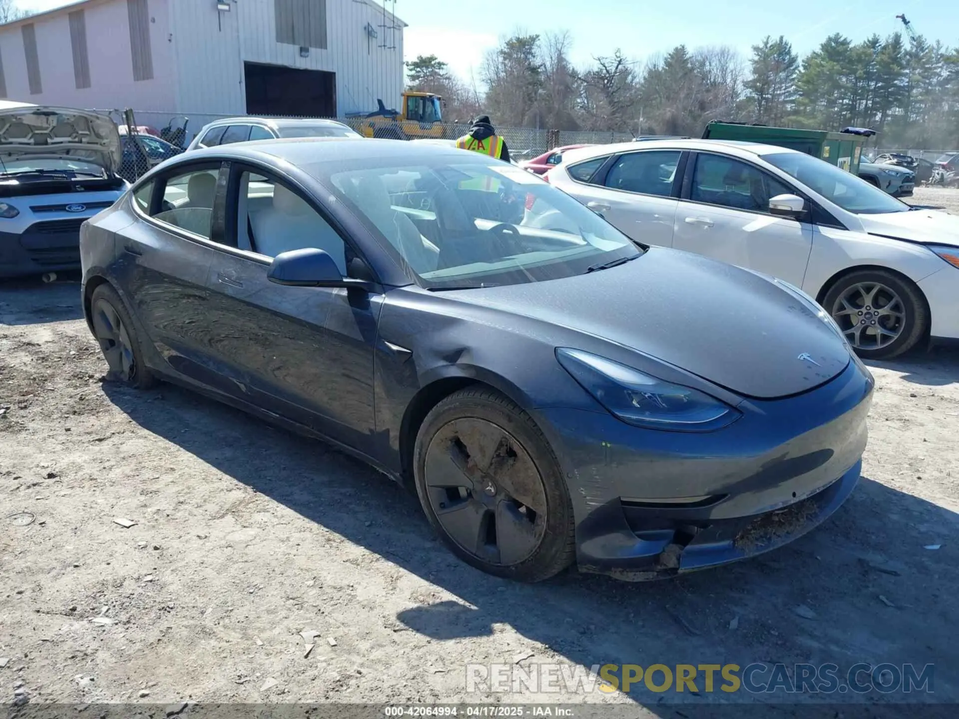 6 Фотография поврежденного автомобиля 5YJ3E1EB7MF981272 TESLA MODEL 3 2021