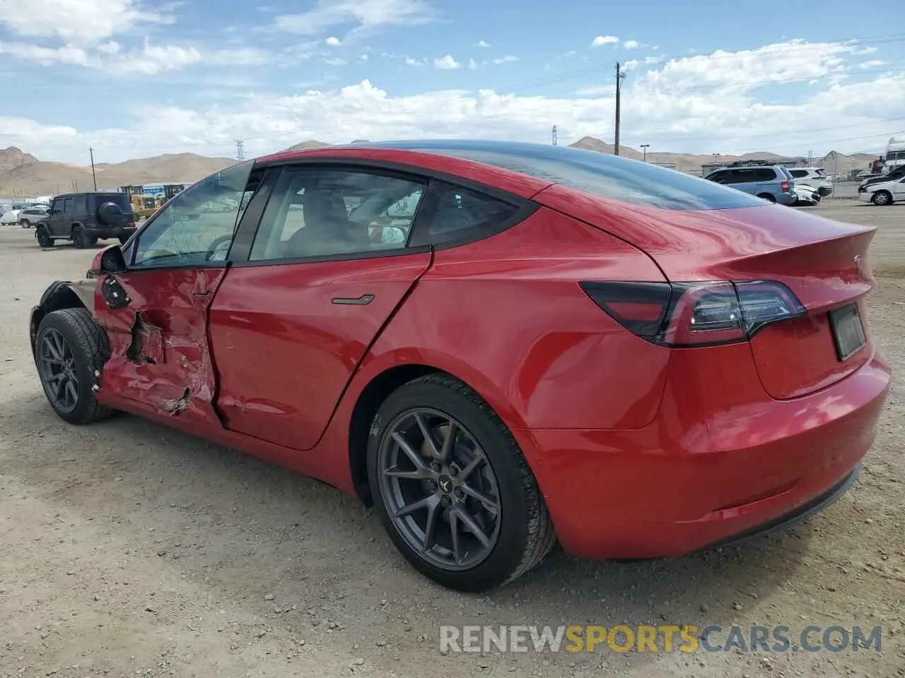 2 Фотография поврежденного автомобиля 5YJ3E1EB8MF002259 TESLA MODEL 3 2021