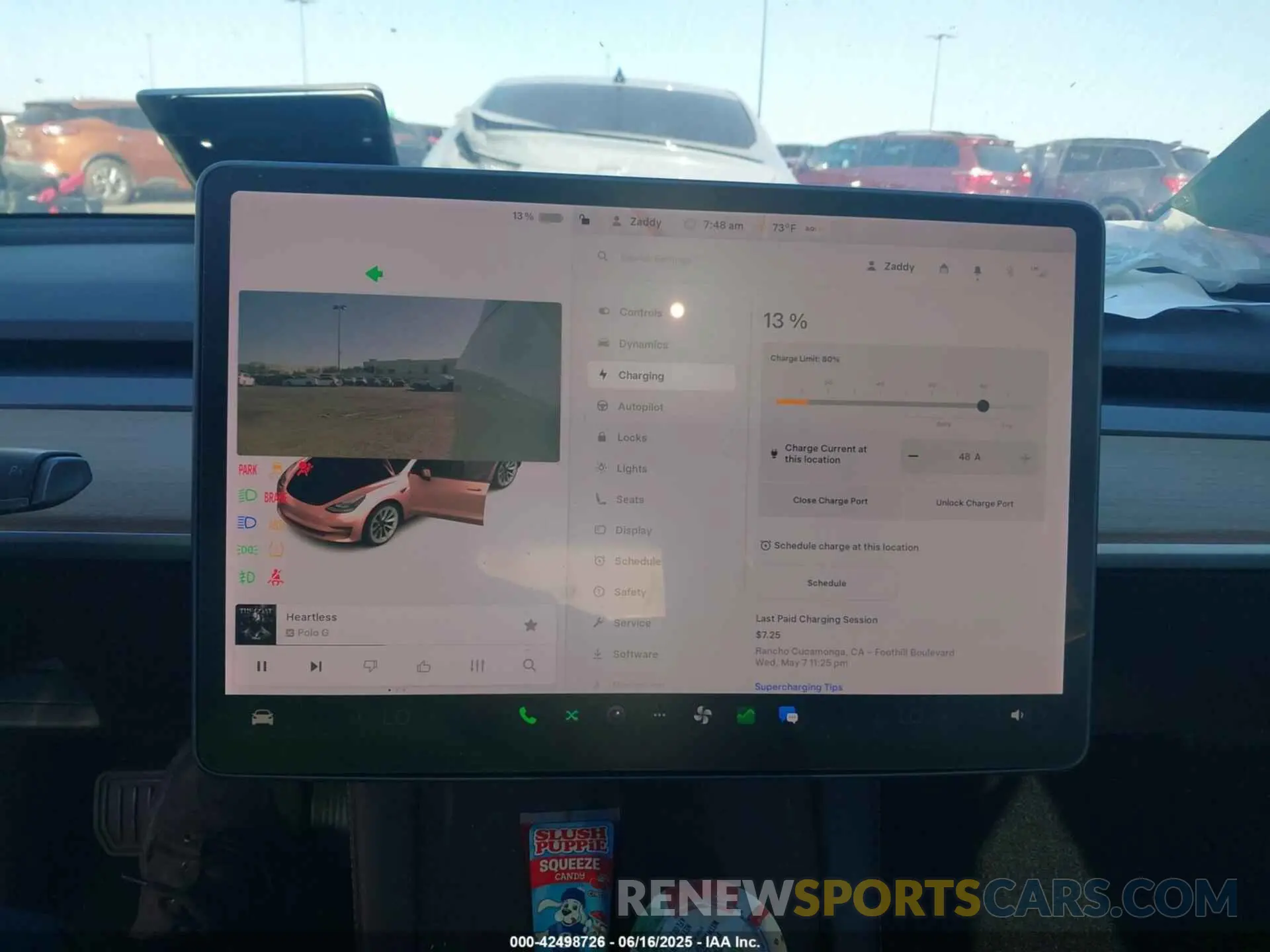 7 Photograph of a damaged car 5YJ3E1EB8MF005923 TESLA MODEL 3 2021