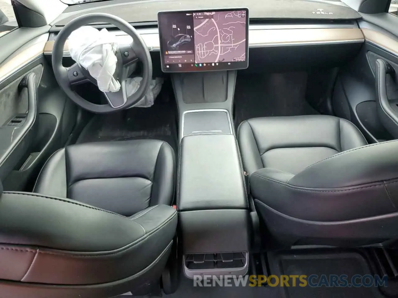 8 Фотография поврежденного автомобиля 5YJ3E1EB8MF006859 TESLA MODEL 3 2021