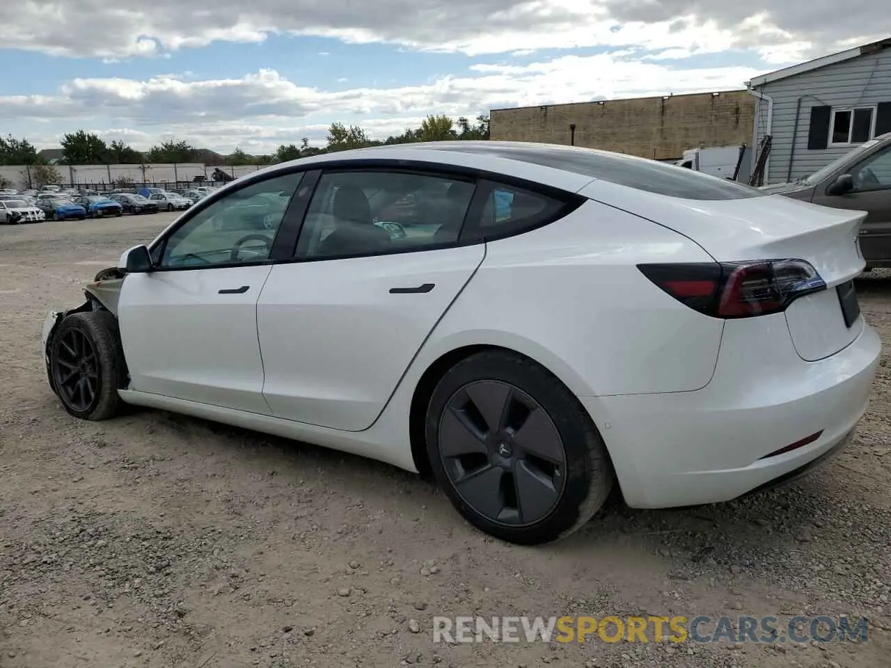 2 Photograph of a damaged car 5YJ3E1EB8MF034080 TESLA MODEL 3 2021