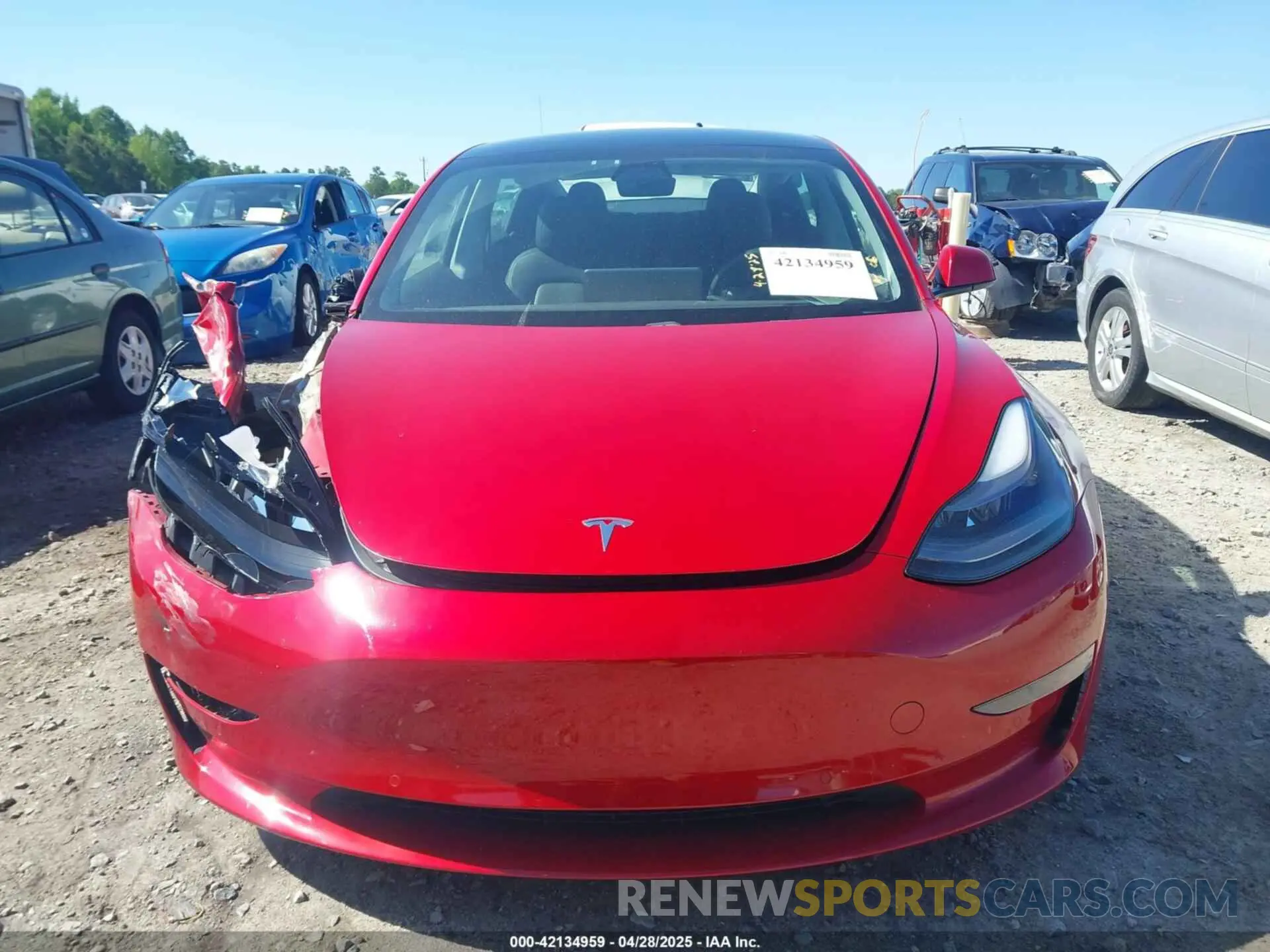 12 Photograph of a damaged car 5YJ3E1EB8MF034886 TESLA MODEL 3 2021