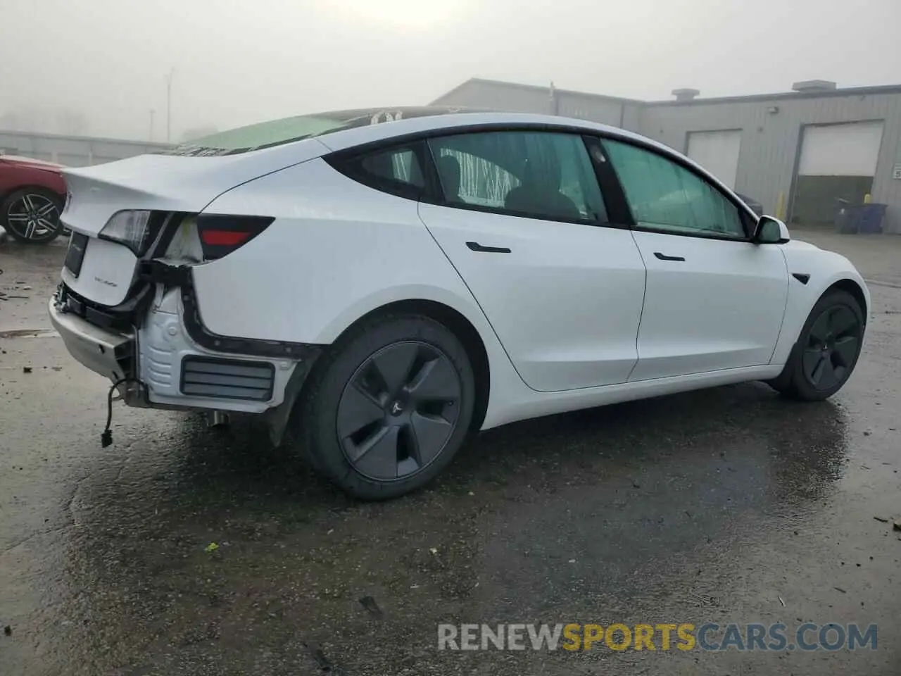 3 Photograph of a damaged car 5YJ3E1EB8MF046827 TESLA MODEL 3 2021