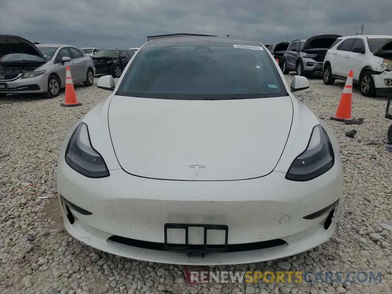 5 Photograph of a damaged car 5YJ3E1EB8MF079732 TESLA MODEL 3 2021