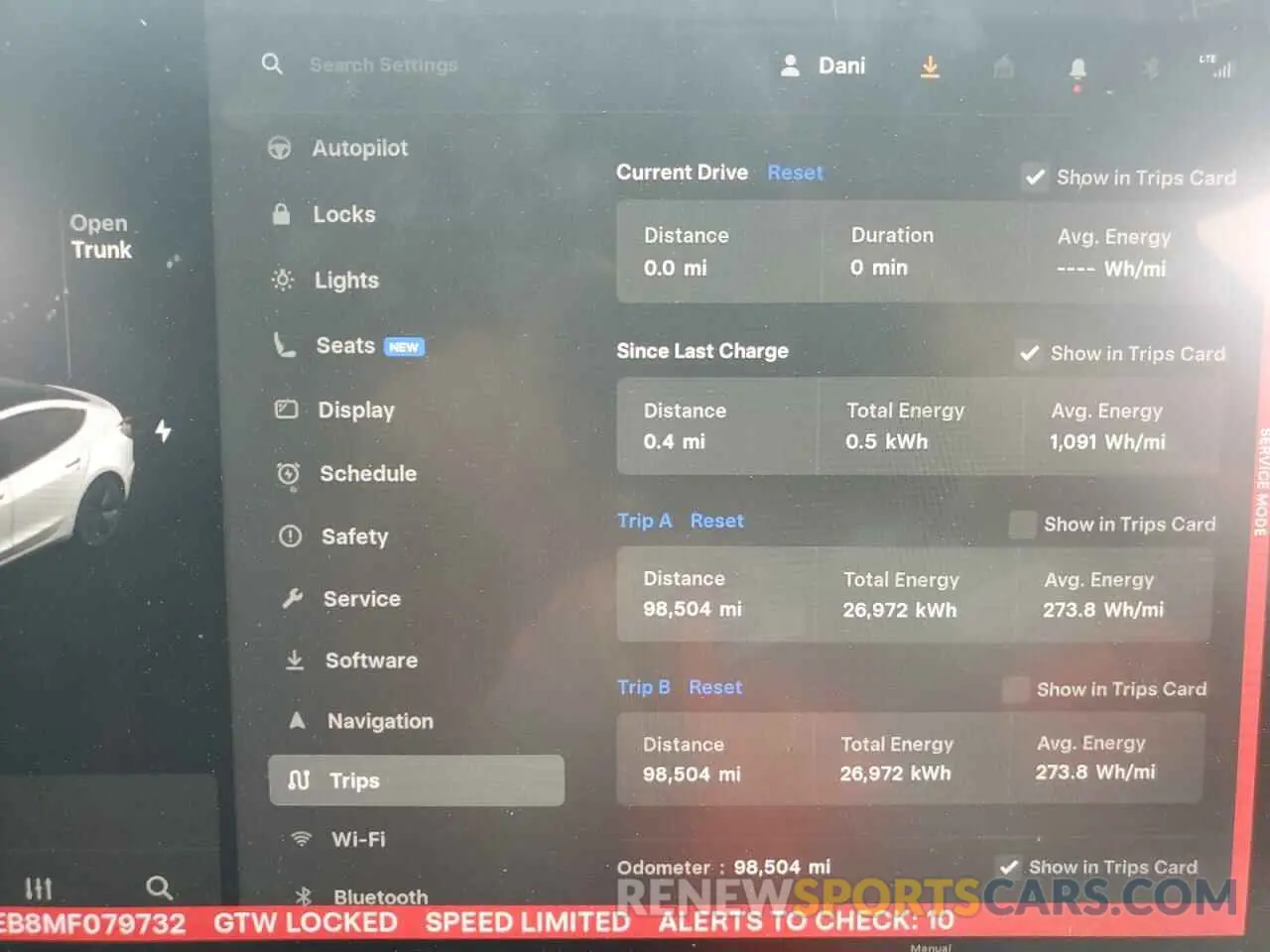 9 Photograph of a damaged car 5YJ3E1EB8MF079732 TESLA MODEL 3 2021
