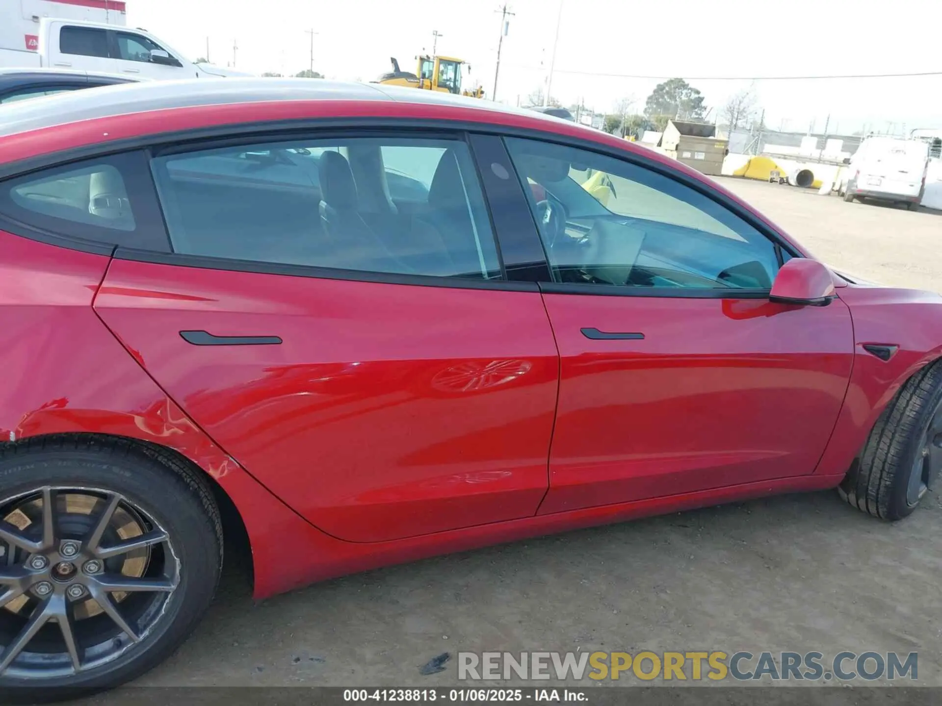 13 Photograph of a damaged car 5YJ3E1EB8MF085854 TESLA MODEL 3 2021