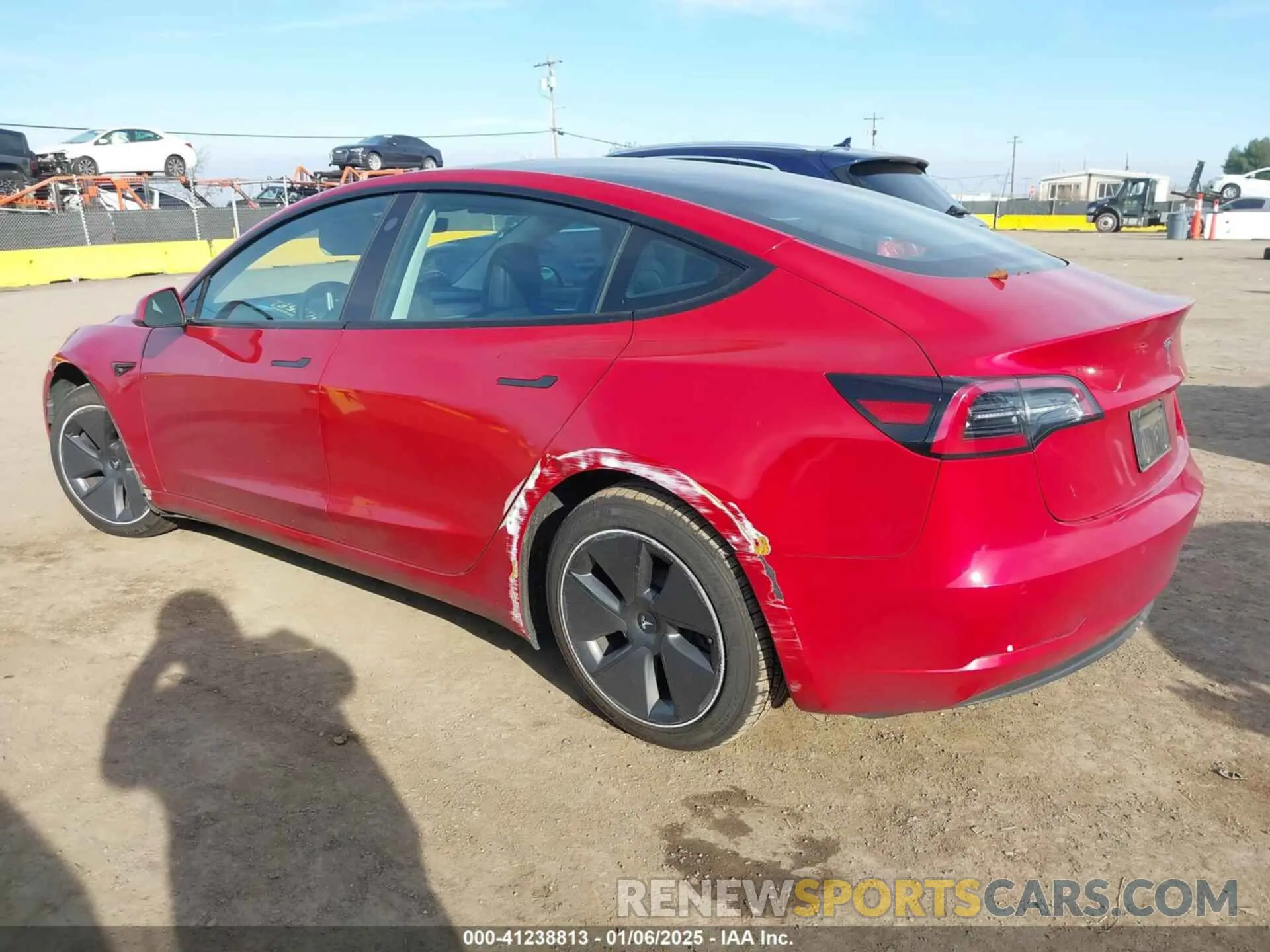 3 Photograph of a damaged car 5YJ3E1EB8MF085854 TESLA MODEL 3 2021