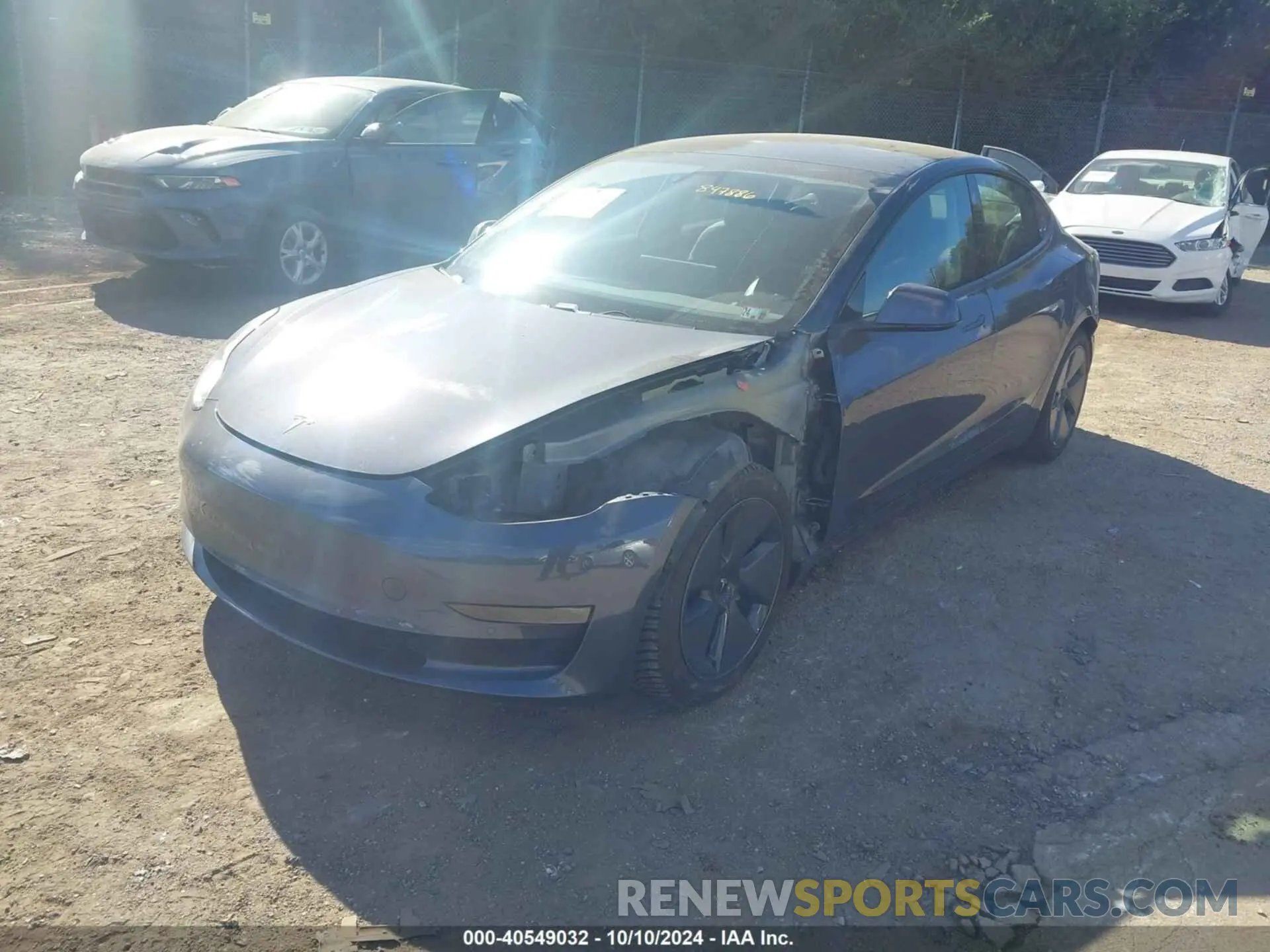 6 Photograph of a damaged car 5YJ3E1EB8MF847886 TESLA MODEL 3 2021