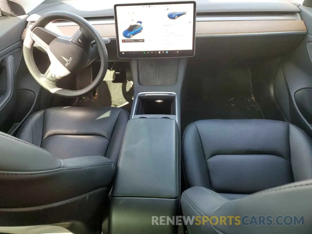 8 Photograph of a damaged car 5YJ3E1EB8MF849508 TESLA MODEL 3 2021