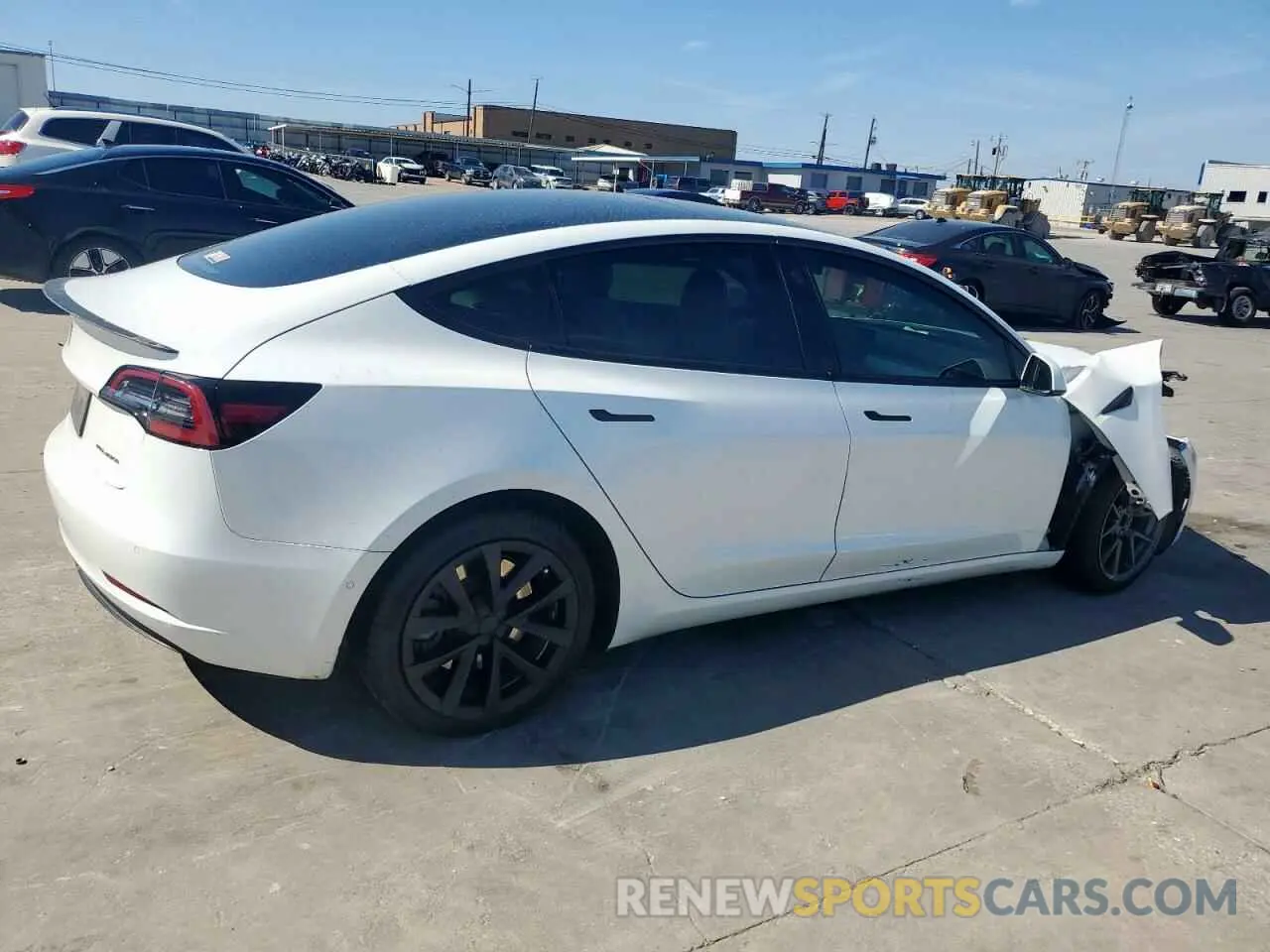 3 Фотография поврежденного автомобиля 5YJ3E1EB8MF852781 TESLA MODEL 3 2021
