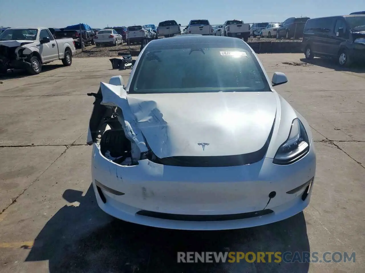 5 Фотография поврежденного автомобиля 5YJ3E1EB8MF852781 TESLA MODEL 3 2021