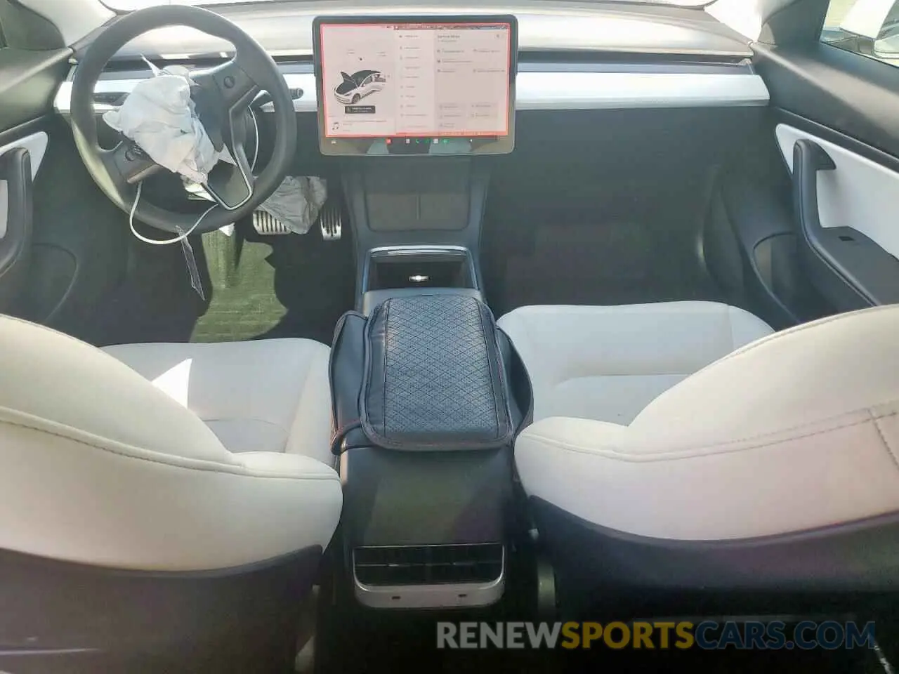 8 Фотография поврежденного автомобиля 5YJ3E1EB8MF852781 TESLA MODEL 3 2021