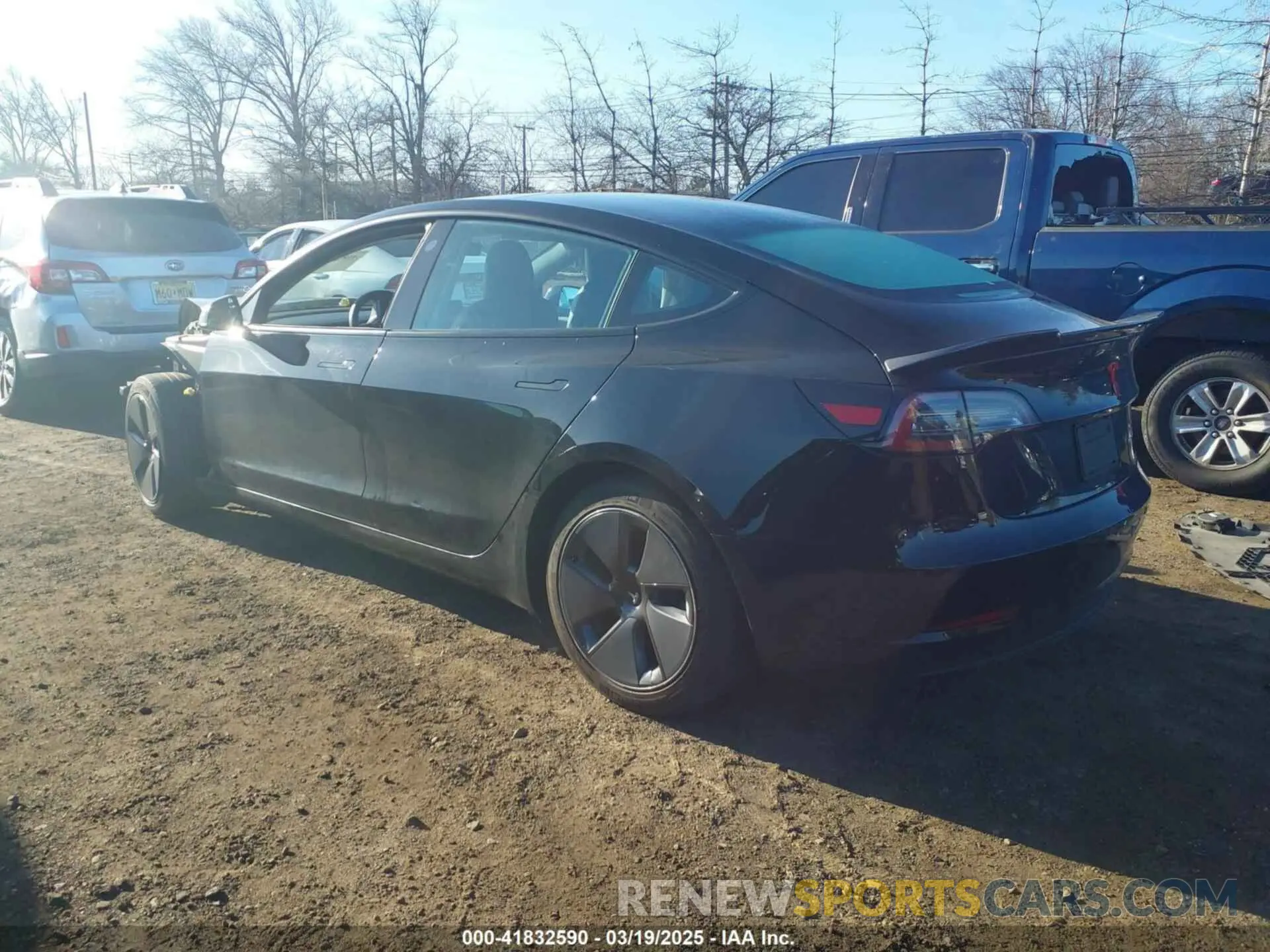 3 Фотография поврежденного автомобиля 5YJ3E1EB8MF855227 TESLA MODEL 3 2021