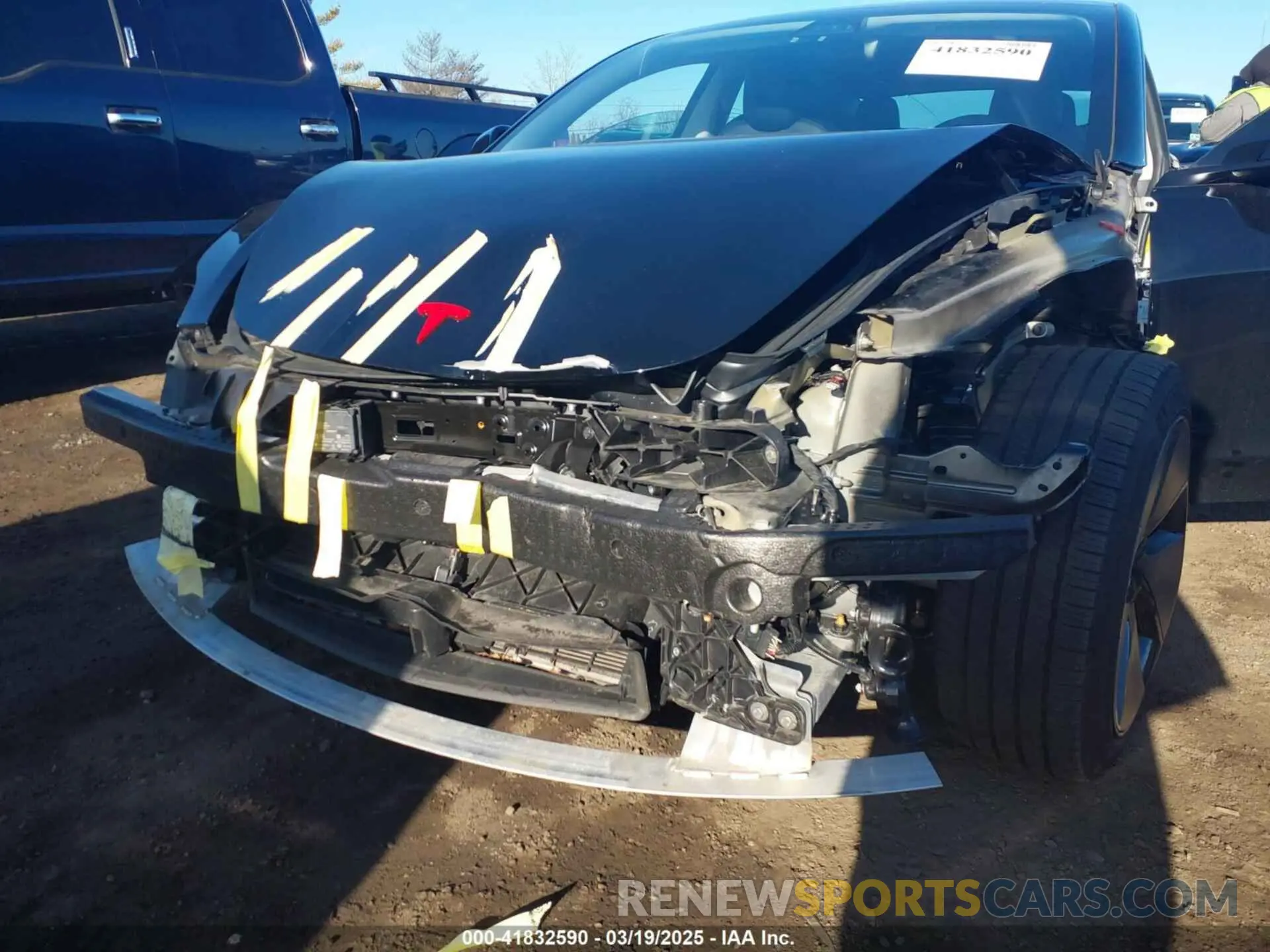 6 Фотография поврежденного автомобиля 5YJ3E1EB8MF855227 TESLA MODEL 3 2021
