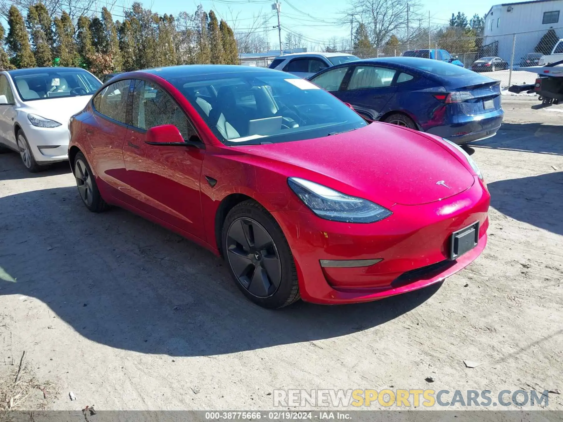 1 Фотография поврежденного автомобиля 5YJ3E1EB8MF858936 TESLA MODEL 3 2021