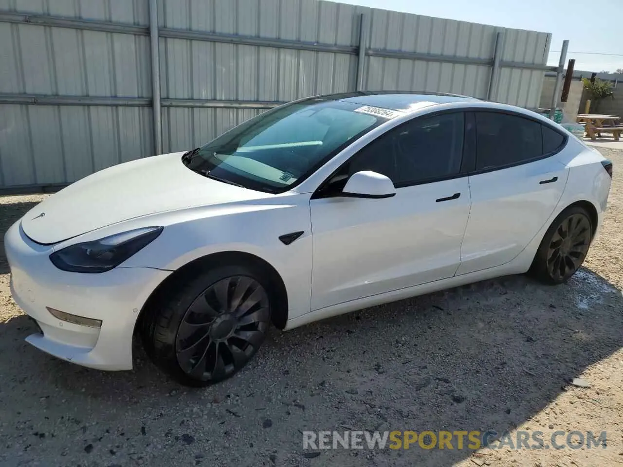 1 Фотография поврежденного автомобиля 5YJ3E1EB8MF902160 TESLA MODEL 3 2021