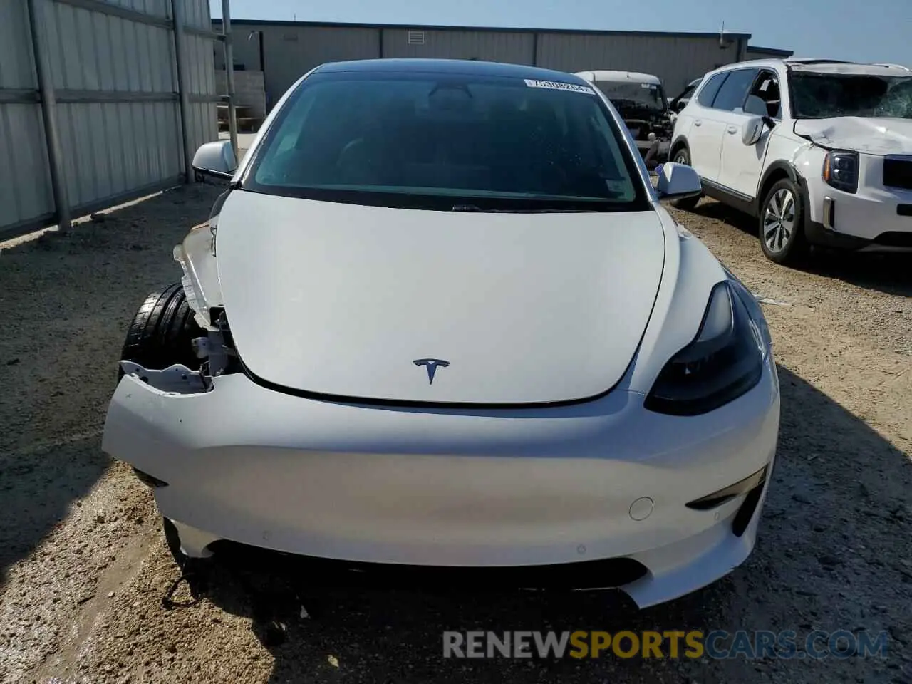 5 Фотография поврежденного автомобиля 5YJ3E1EB8MF902160 TESLA MODEL 3 2021