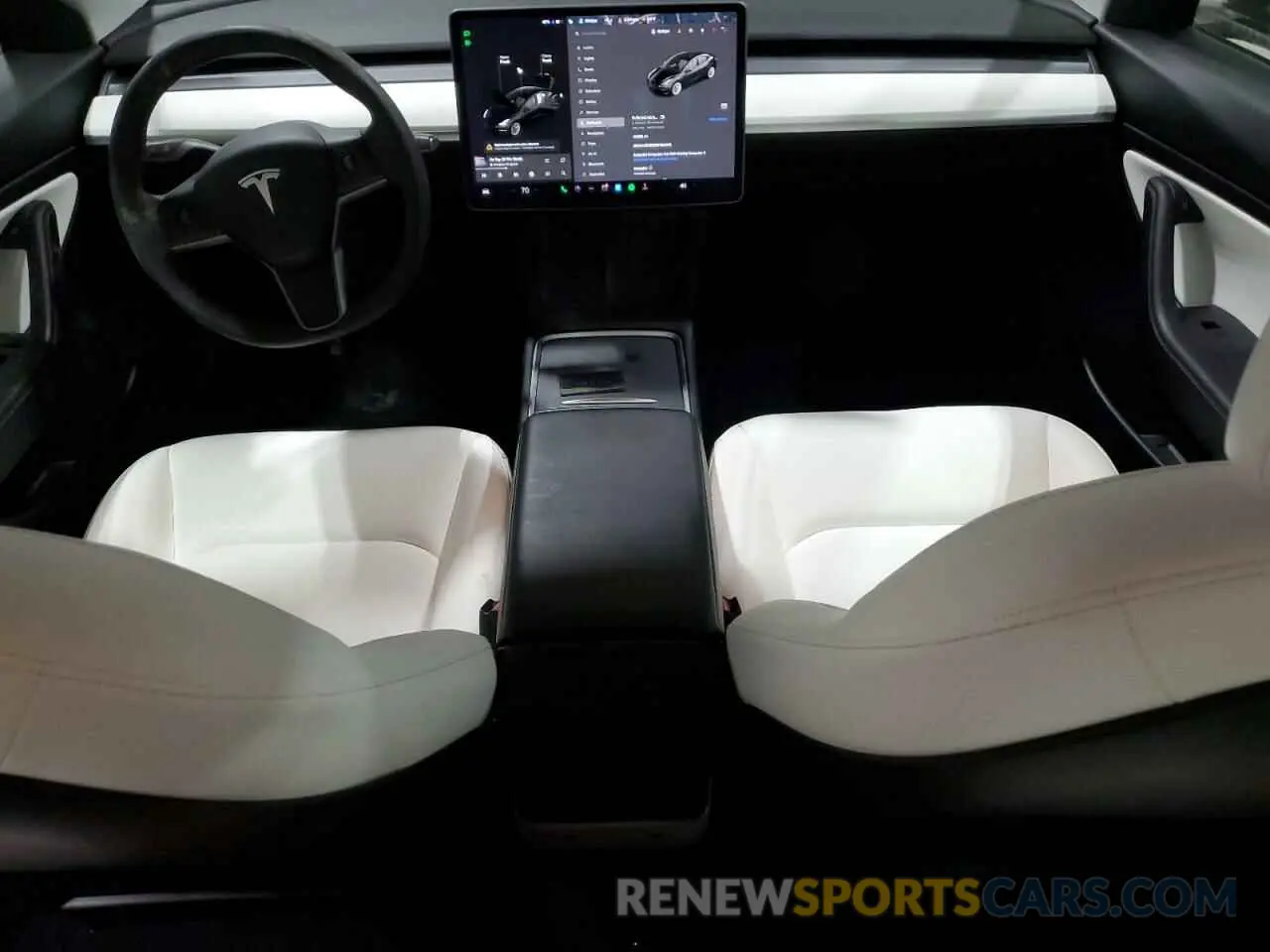 8 Photograph of a damaged car 5YJ3E1EB8MF925308 TESLA MODEL 3 2021
