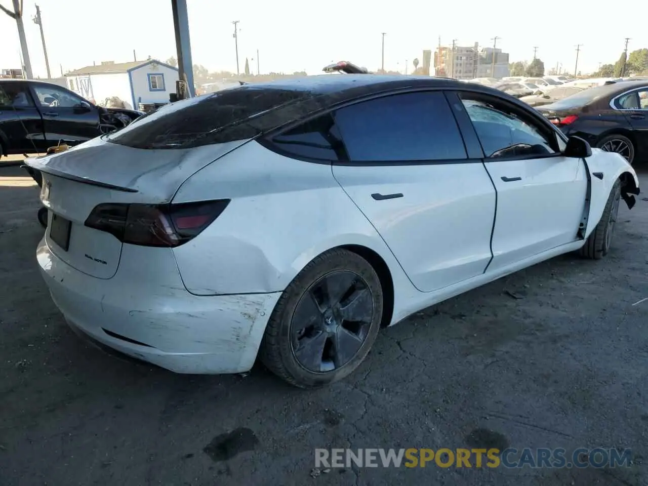 3 Photograph of a damaged car 5YJ3E1EB8MF937782 TESLA MODEL 3 2021